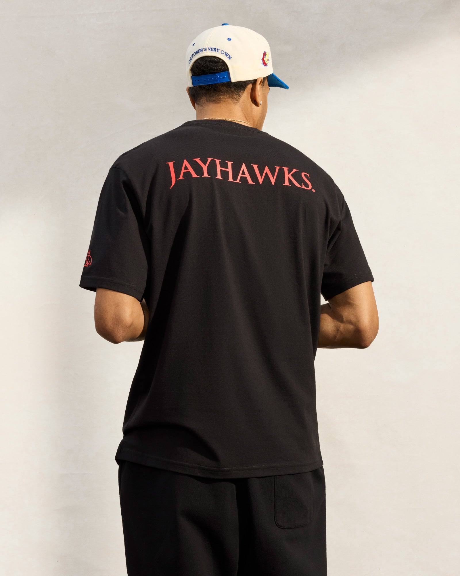Kansas Jayhawks T-Shirt - Black IMAGE #3