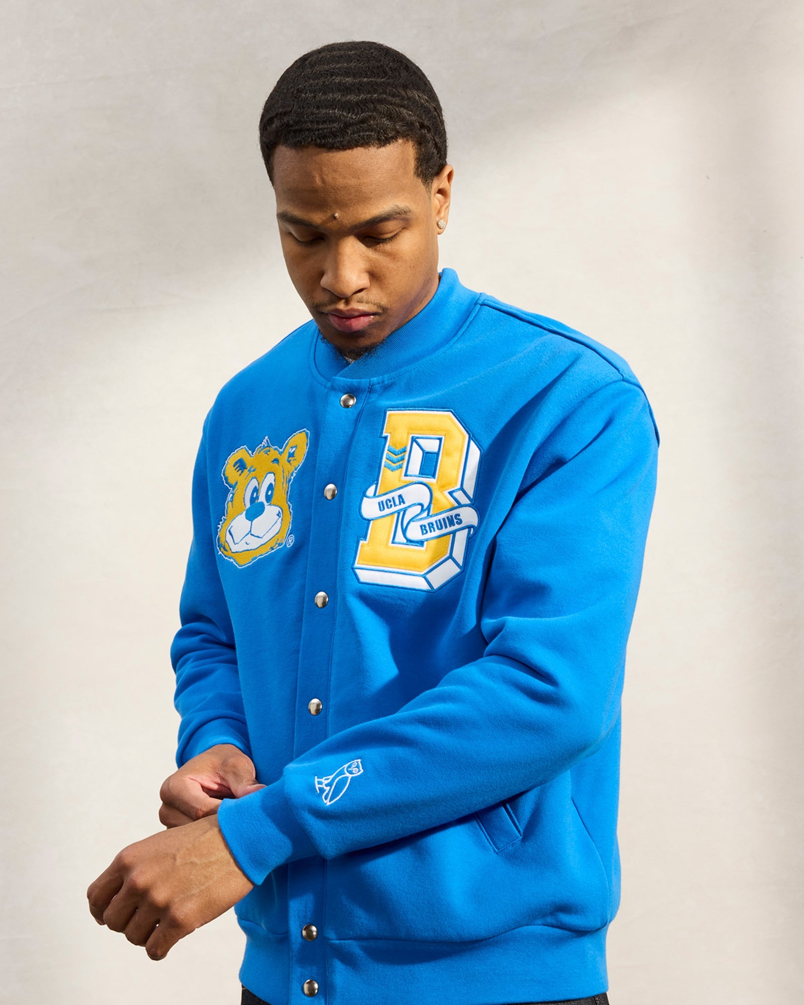 UCLA Bruins Fleece Varsity Jacket - Blue IMAGE #2