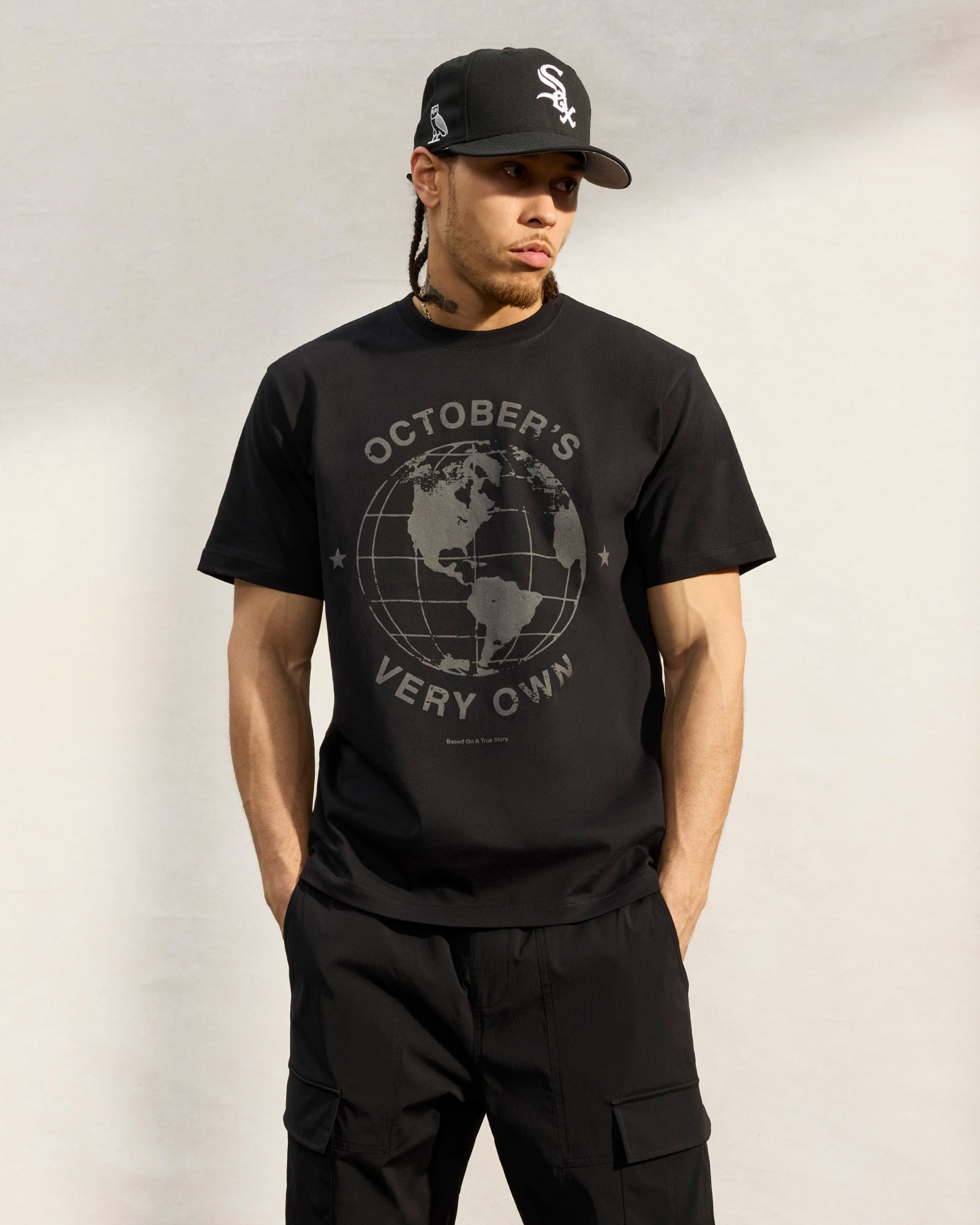 Globe T-Shirt - Black IMAGE #2