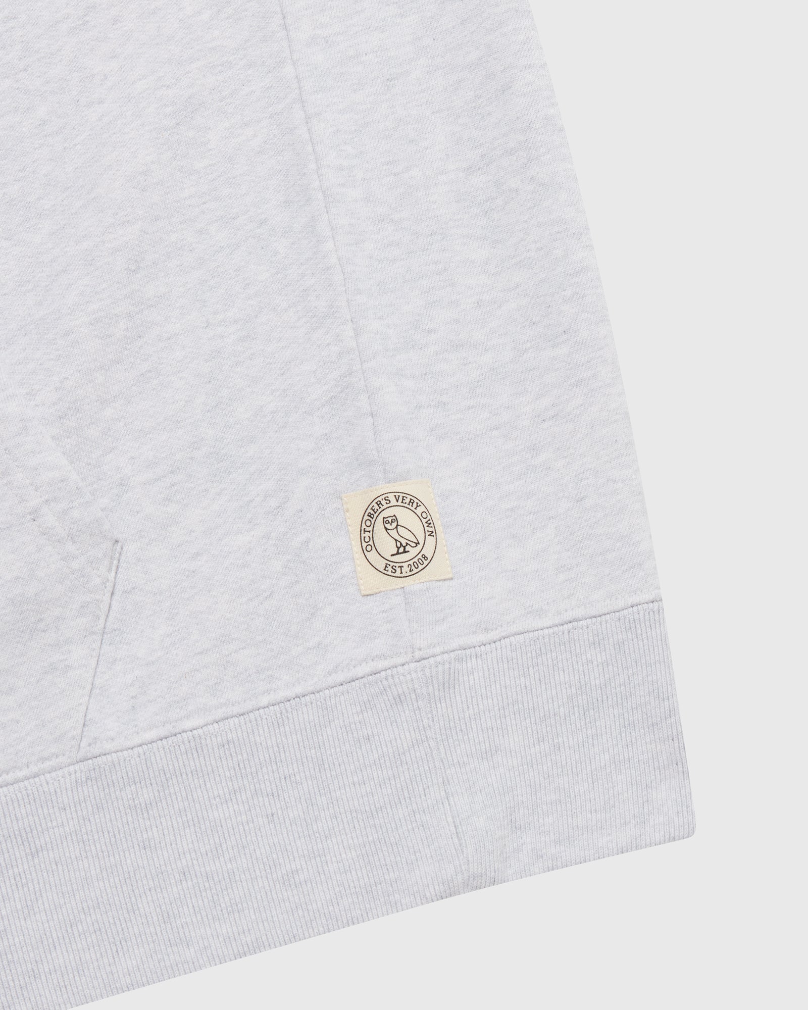 French Terry Hoodie - Pearl Grey IMAGE #5