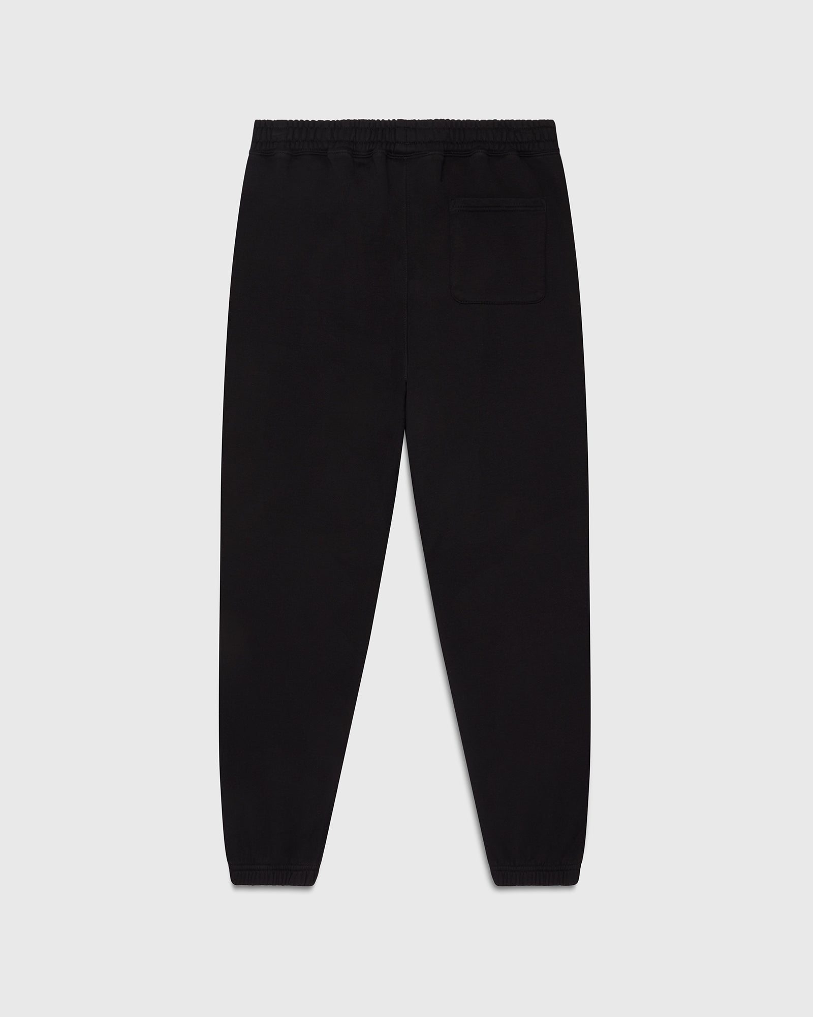 French Terry Relaxed Fit Sweatpant - Black IMAGE #3