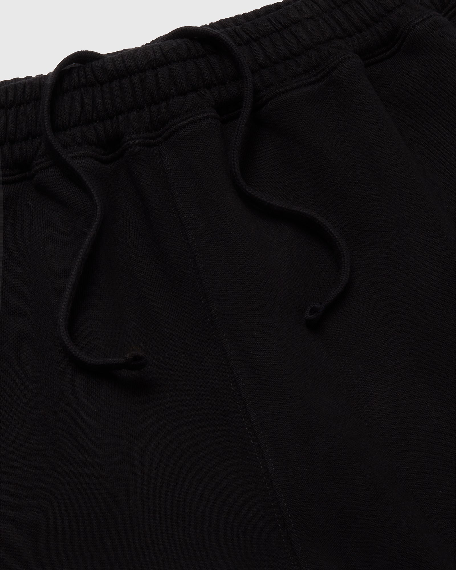 French Terry Relaxed Fit Sweatpant - Black IMAGE #4