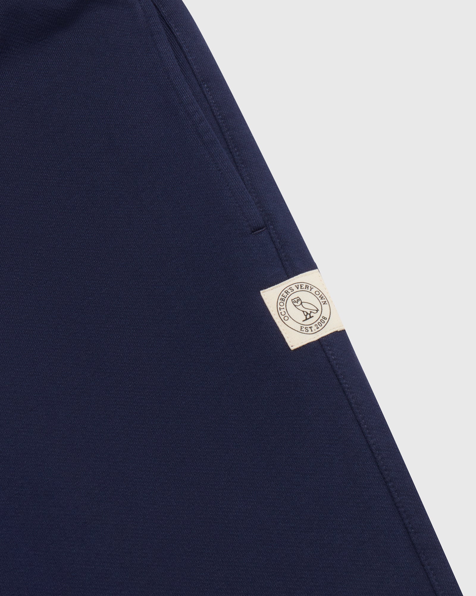 French Terry Open Hem Sweatpant - Navy IMAGE #5