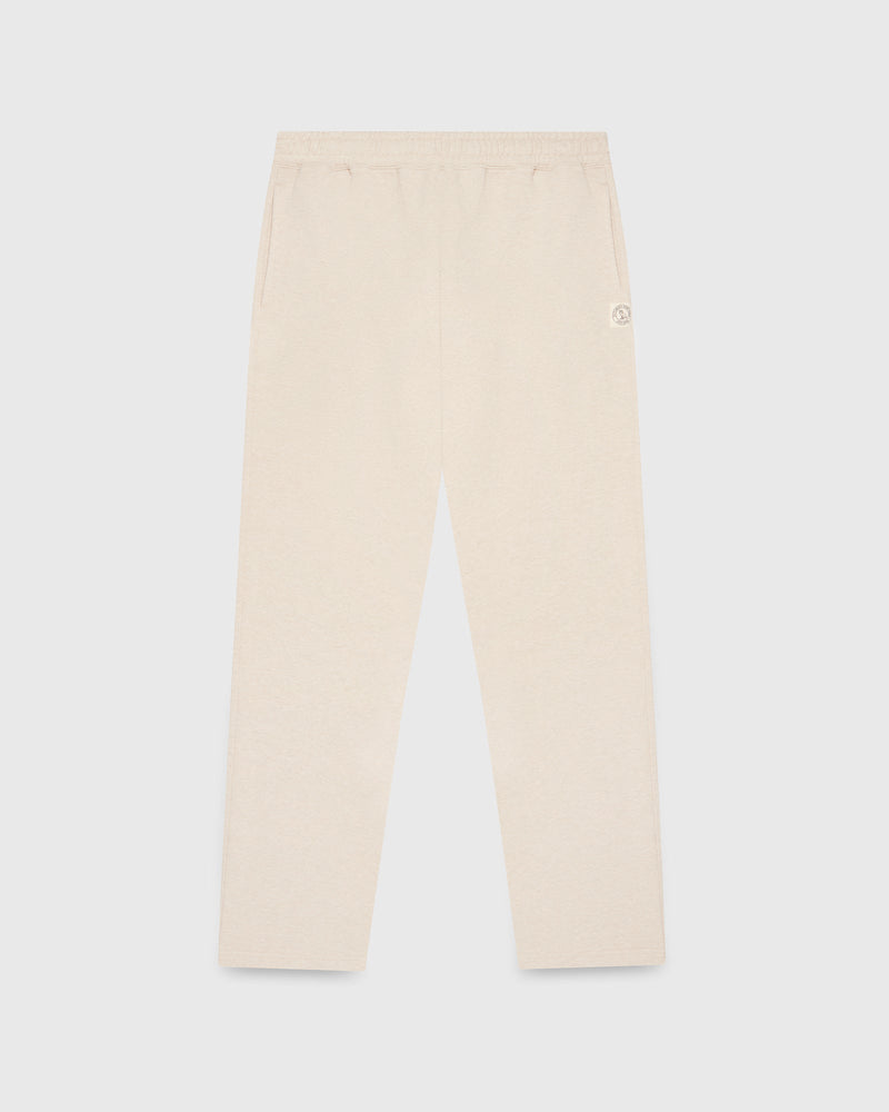 French Terry Open Hem Sweatpant - Oatmeal