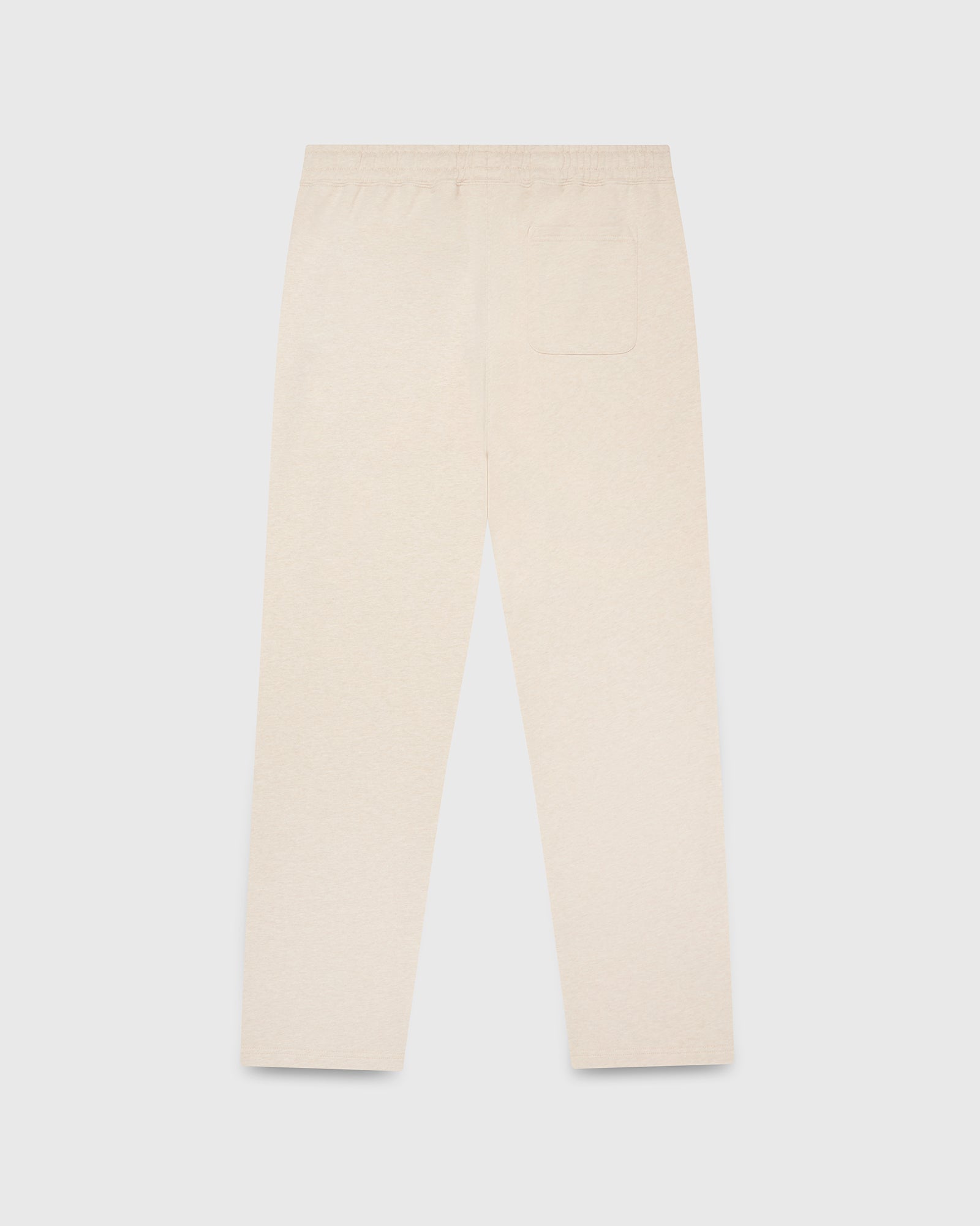 French Terry Open Hem Sweatpant - Oatmeal IMAGE #4