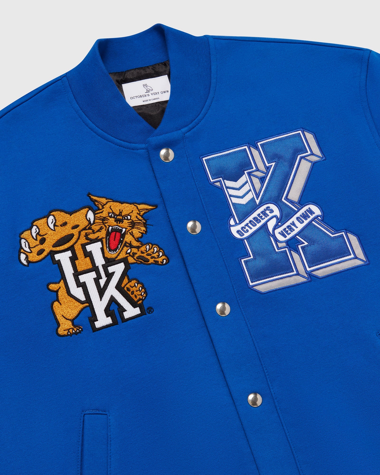 Kentucky Wildcats Fleece Varsity Jacket - Blue IMAGE #7