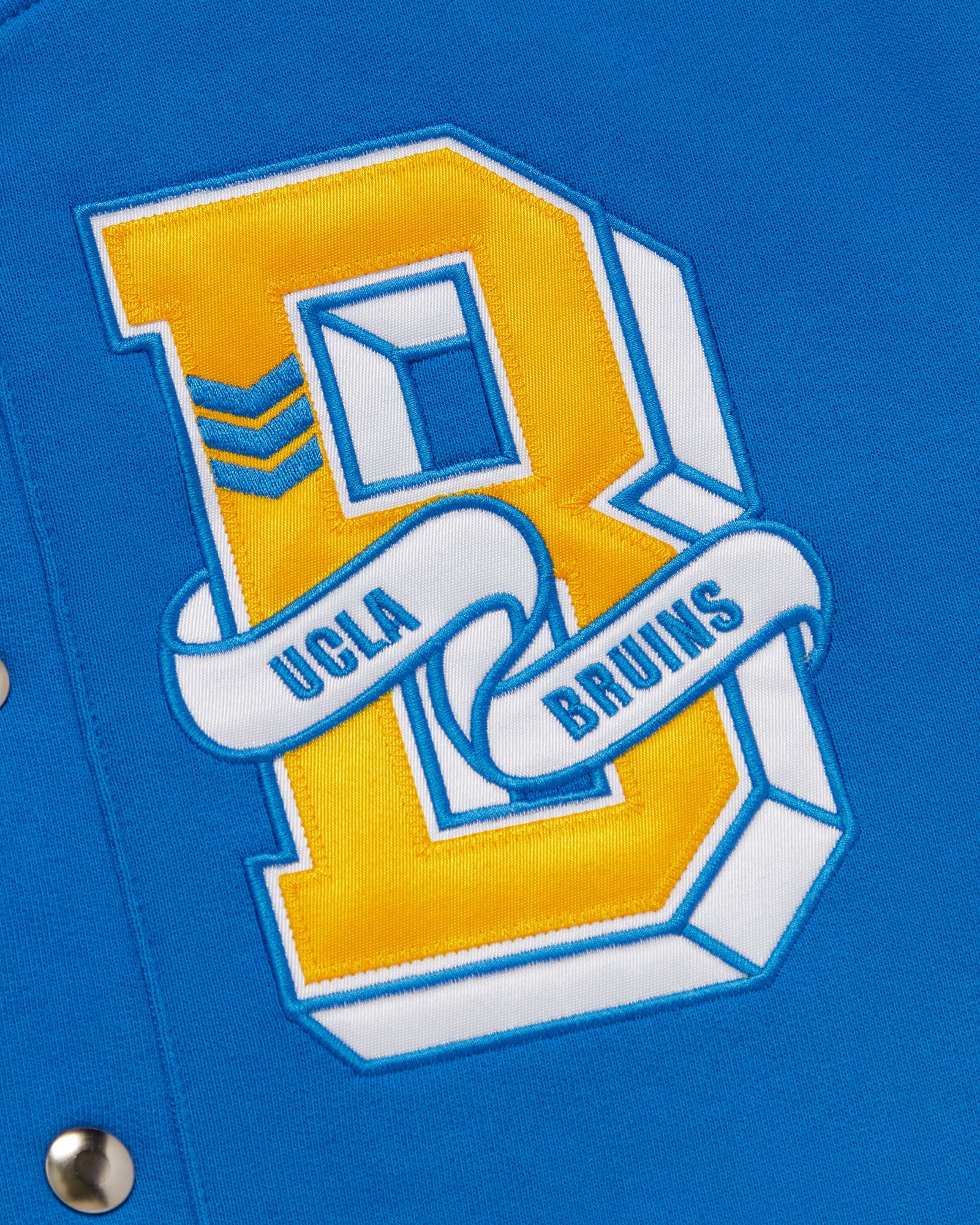 UCLA Bruins Fleece Varsity Jacket - Blue IMAGE #8