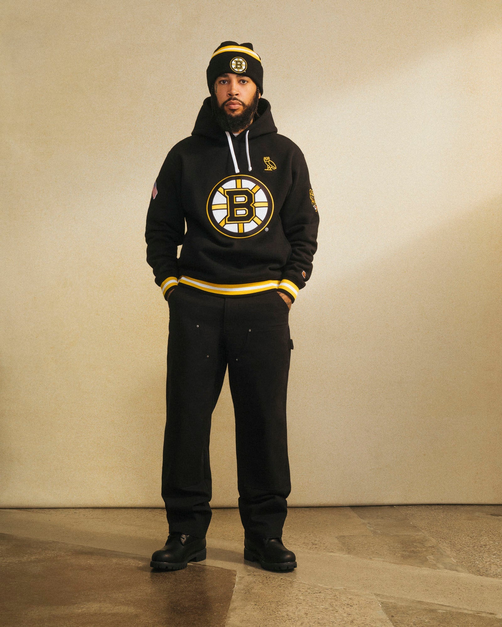 Boston Bruins Hoodie - Boston Black IMAGE #2