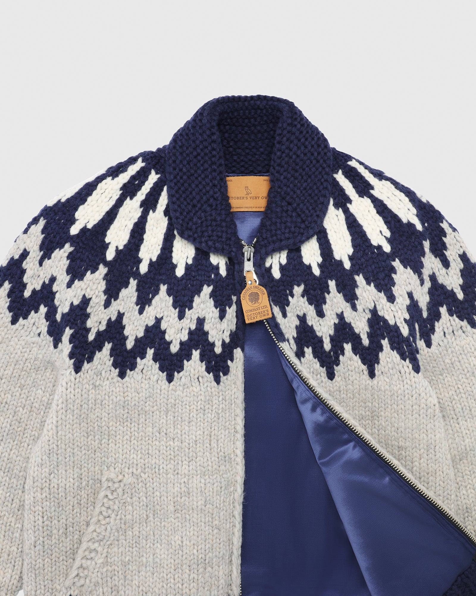 Canadian Sweater Company Hand Knit Cardigan - Oatmeal IMAGE #8
