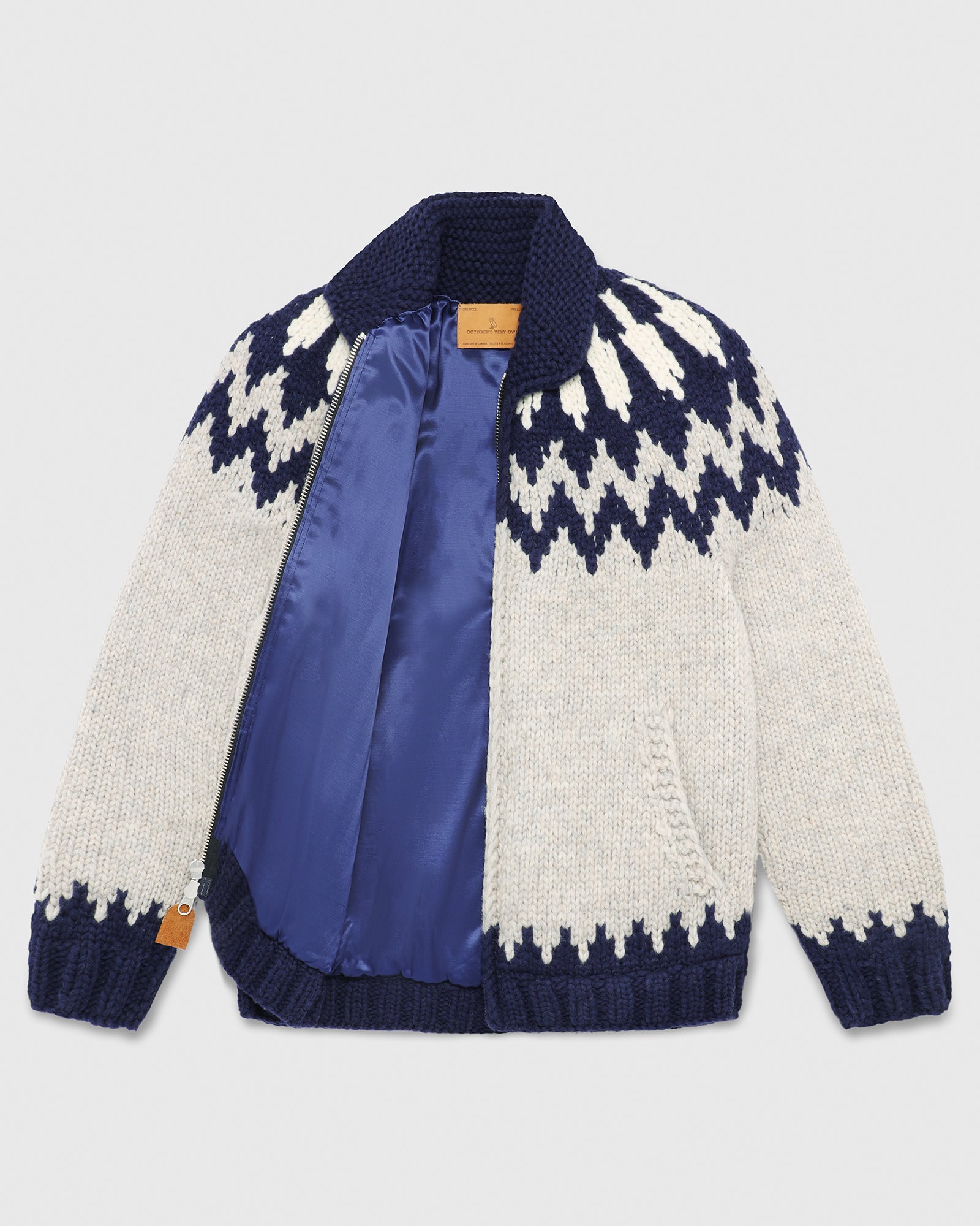 Canadian Sweater Company Hand Knit Cardigan - Oatmeal IMAGE #9