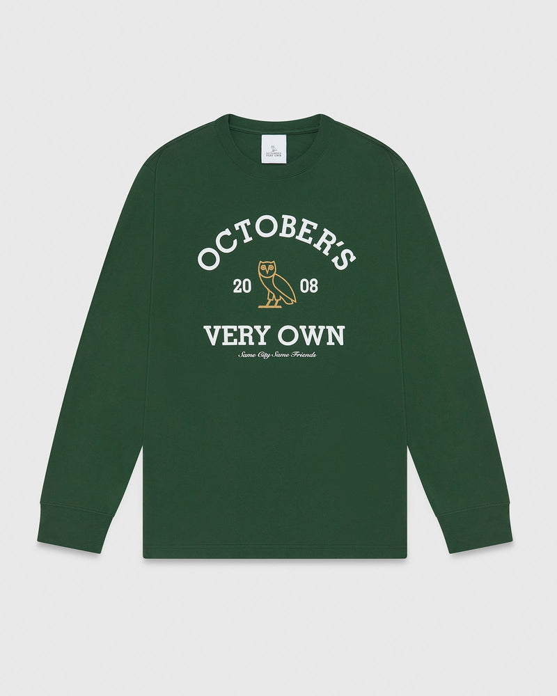 Collegiate Longsleeve T-Shirt - Green