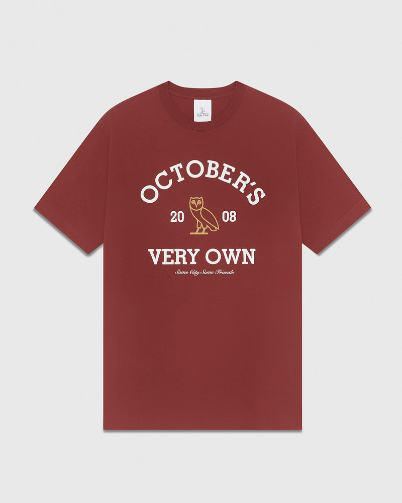 Collegiate T-Shirt - Burgundy