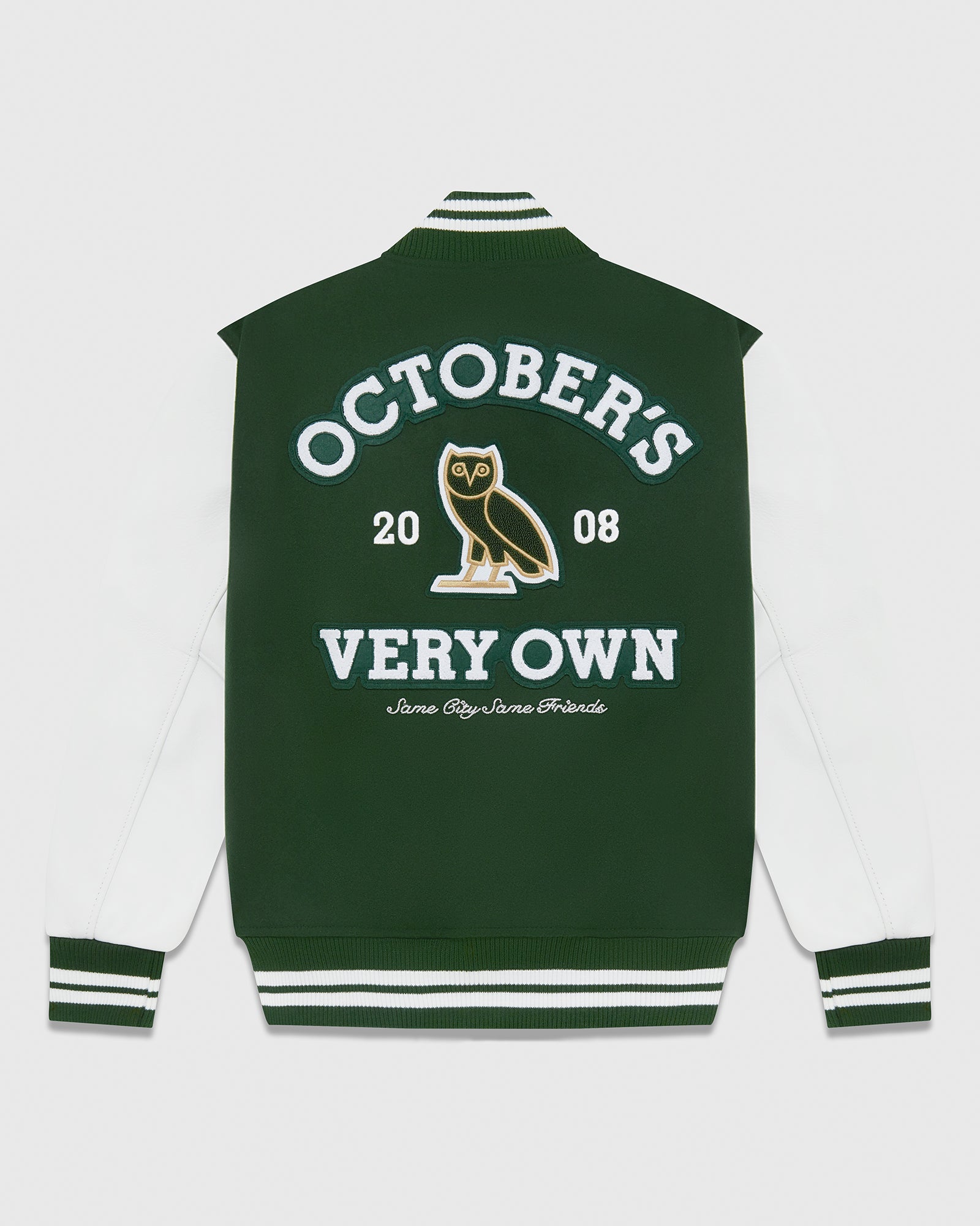 Collegiate Varsity Jacket - Green IMAGE #8