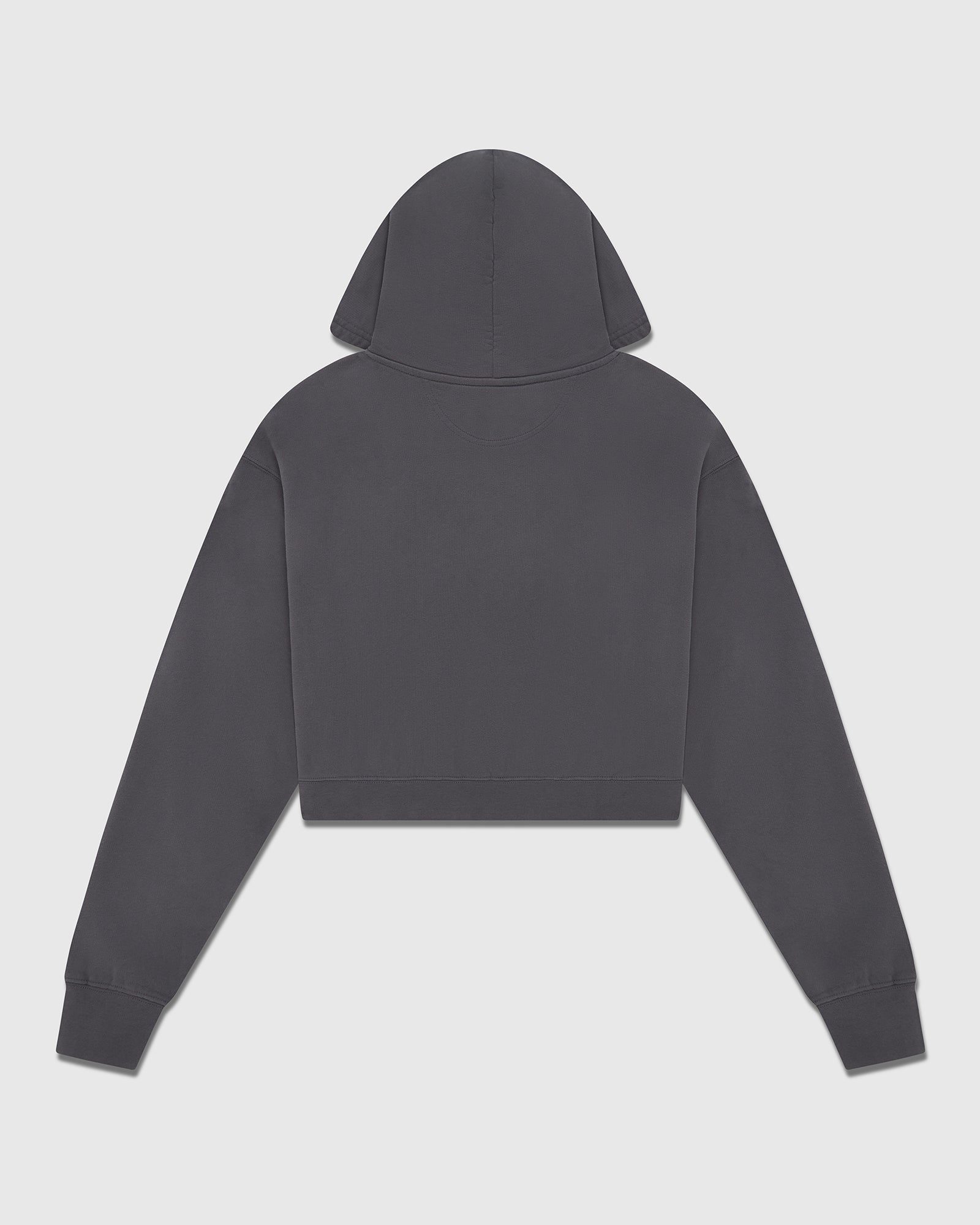 Cropped Hoodie - Charcoal IMAGE #4