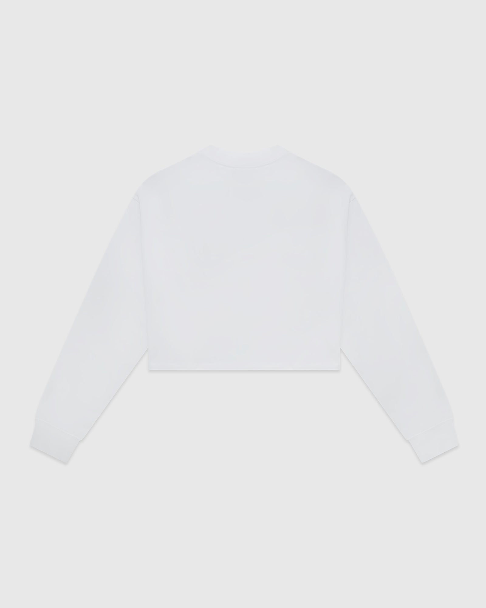 Cropped Longsleeve T-Shirt - White IMAGE #4