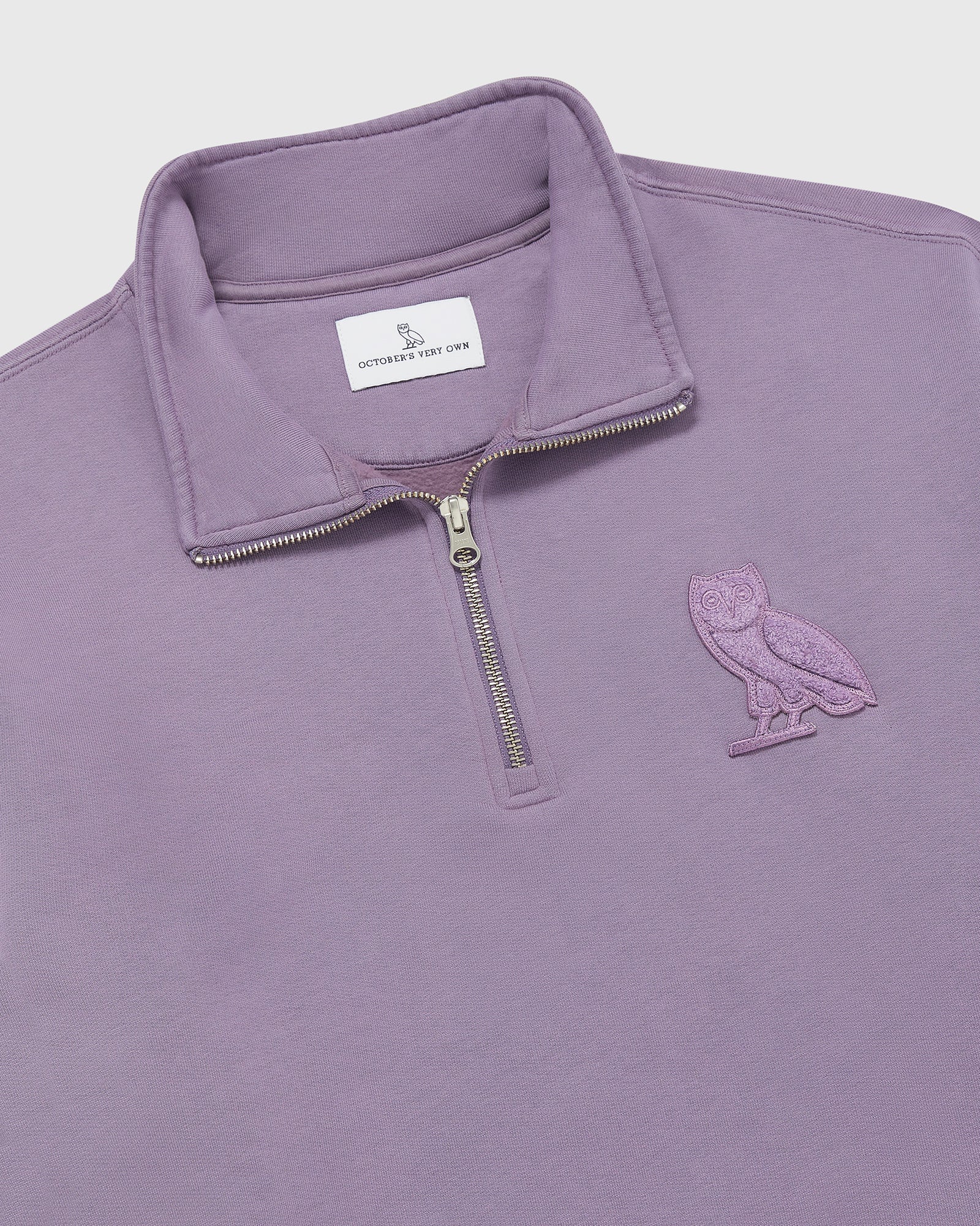 Mini OG Quarter Zip Mockneck Sweatshirt - Purple IMAGE #4