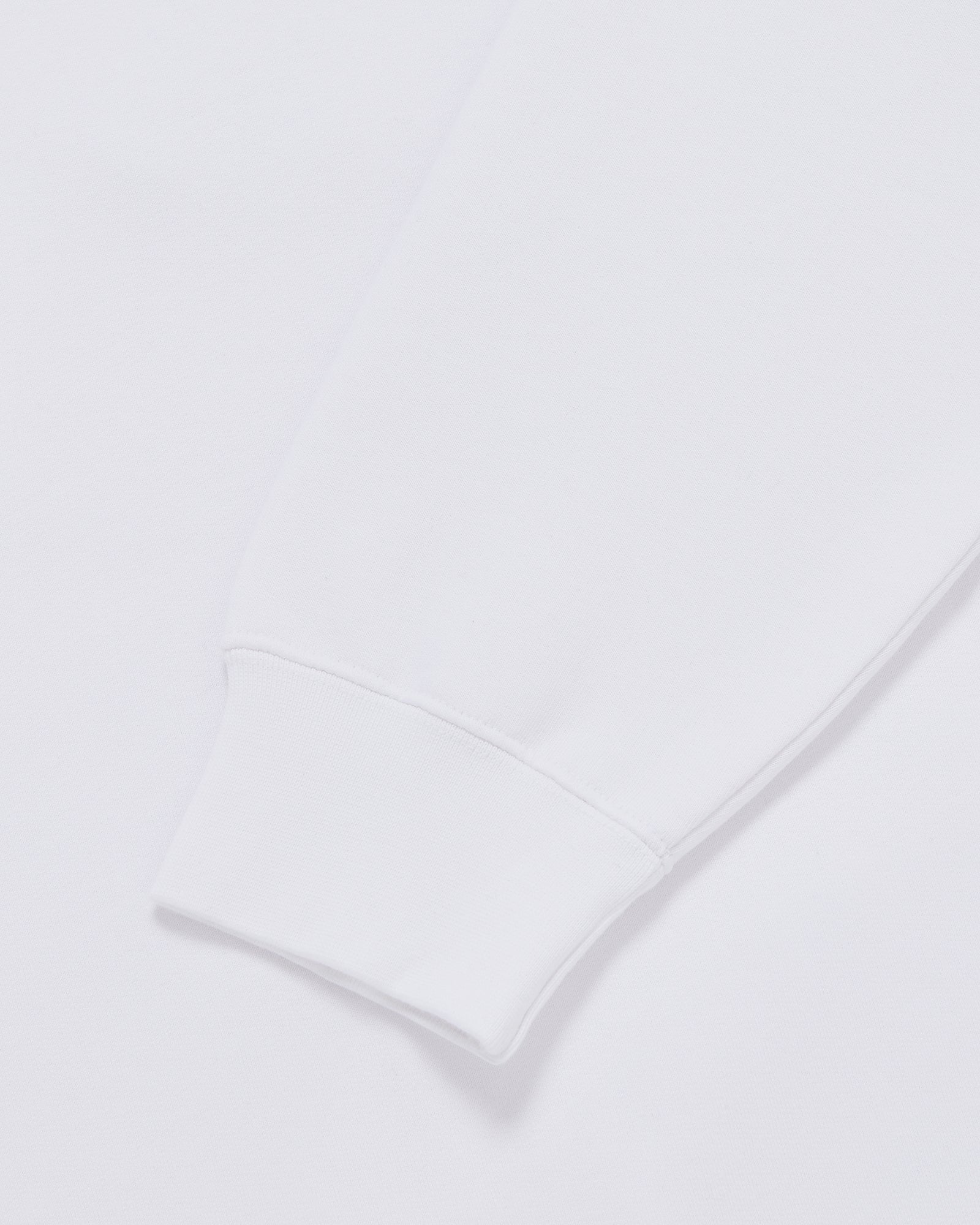 Mini OG Quarter Zip Mockneck Sweatshirt - White IMAGE #6
