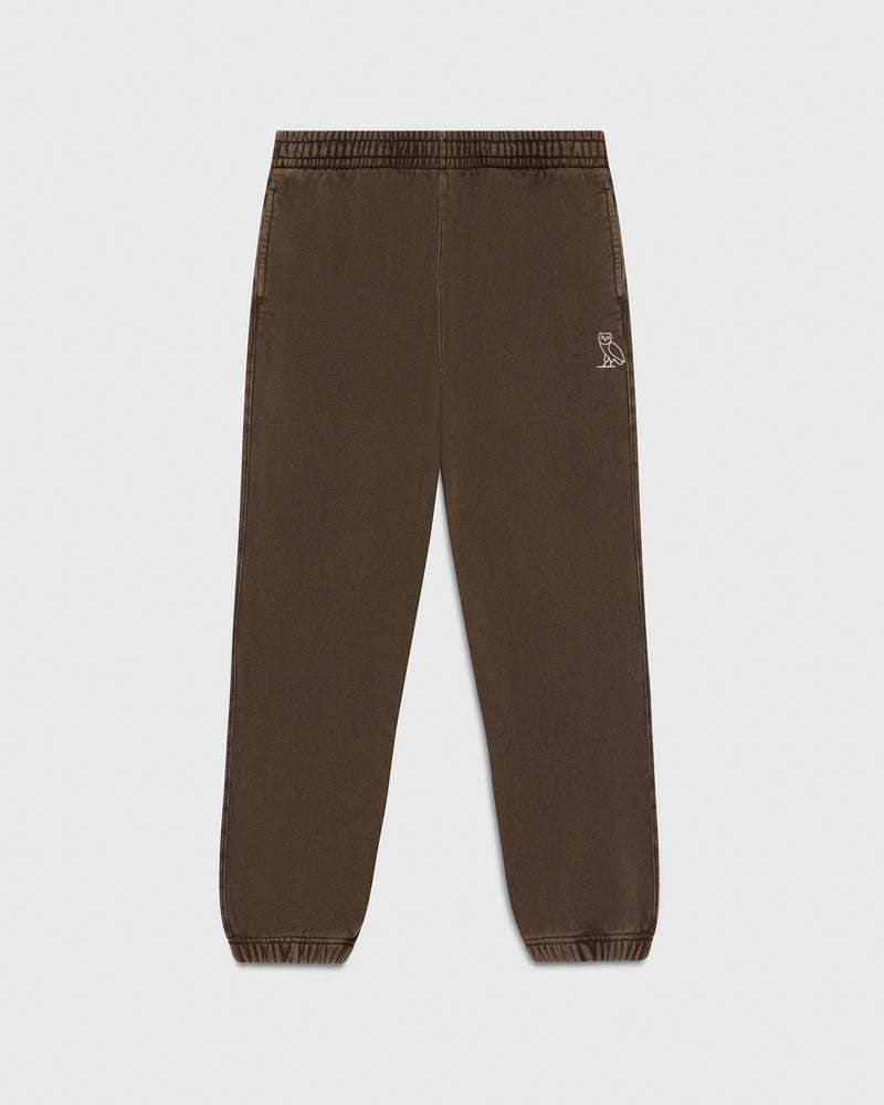 Muskoka Garment Dyed Relaxed Fit Sweatpant - Brown