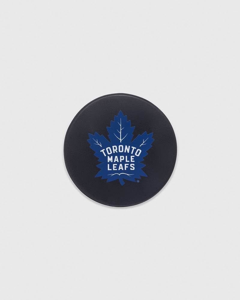 Toronto Maple Leafs Hockey Puck - Black
