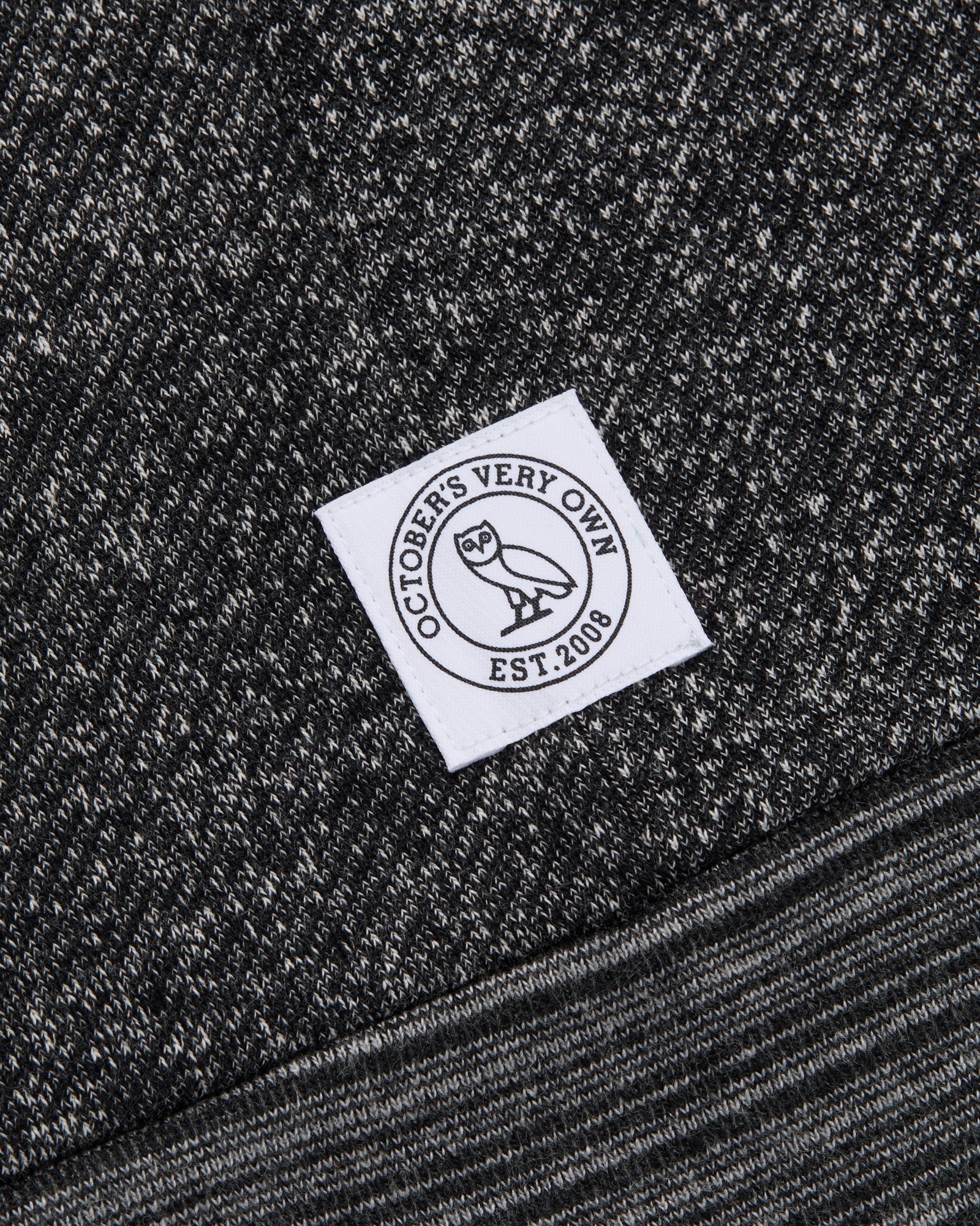 Speckle Fleece Full-Zip Cardigan - Black IMAGE #4