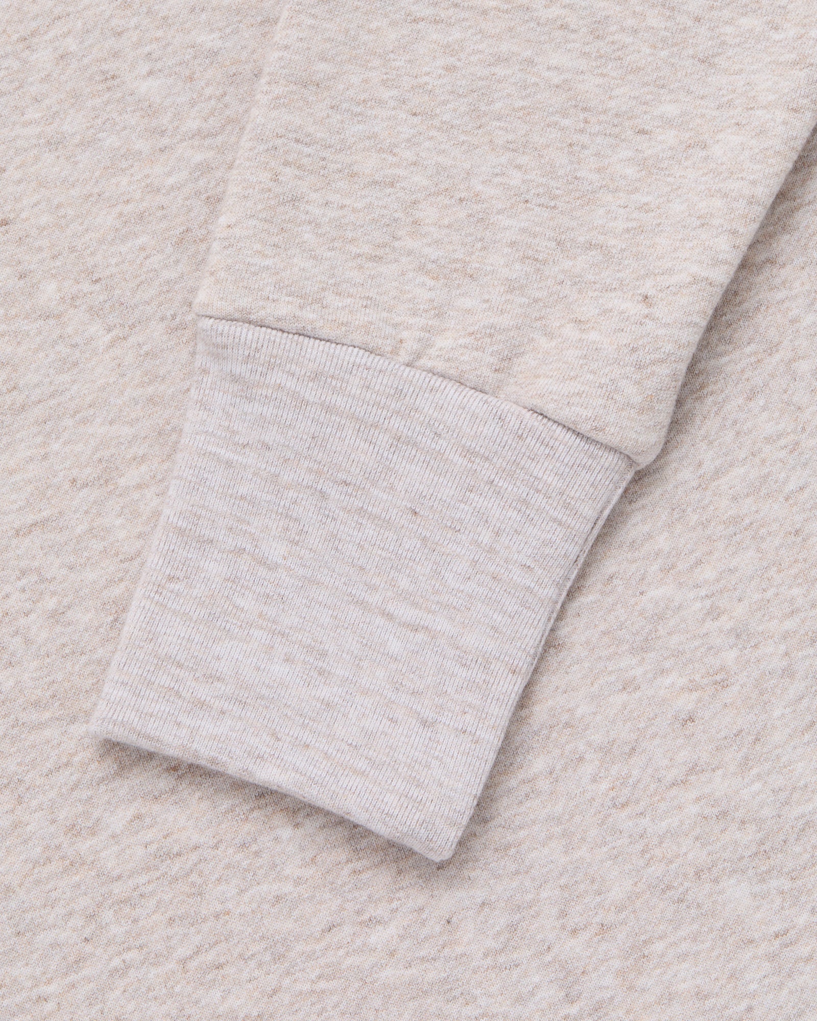 Speckle Fleece Full-Zip Cardigan - Oatmeal IMAGE #5