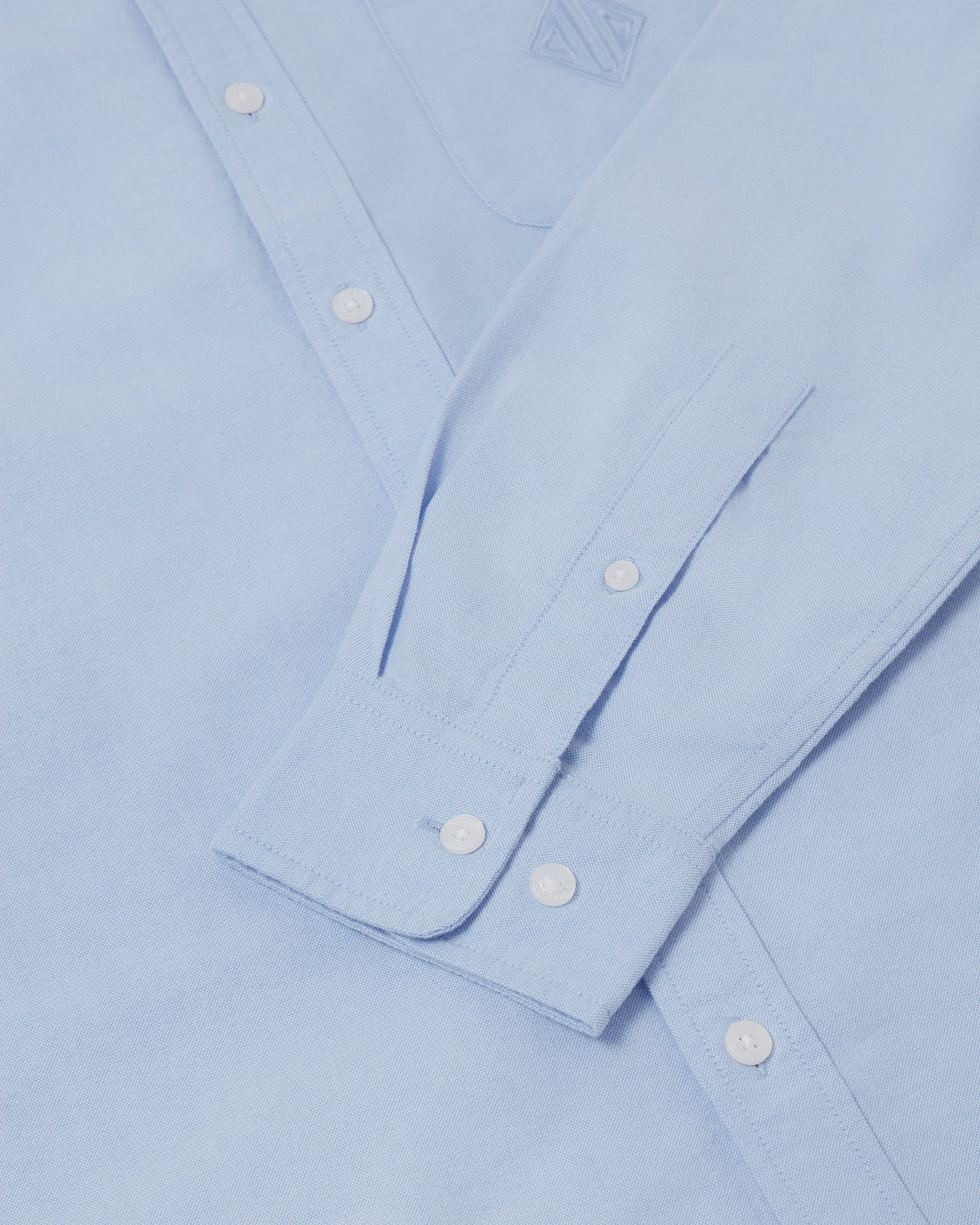 Monogram Oxford Shirt - Light Blue IMAGE #6