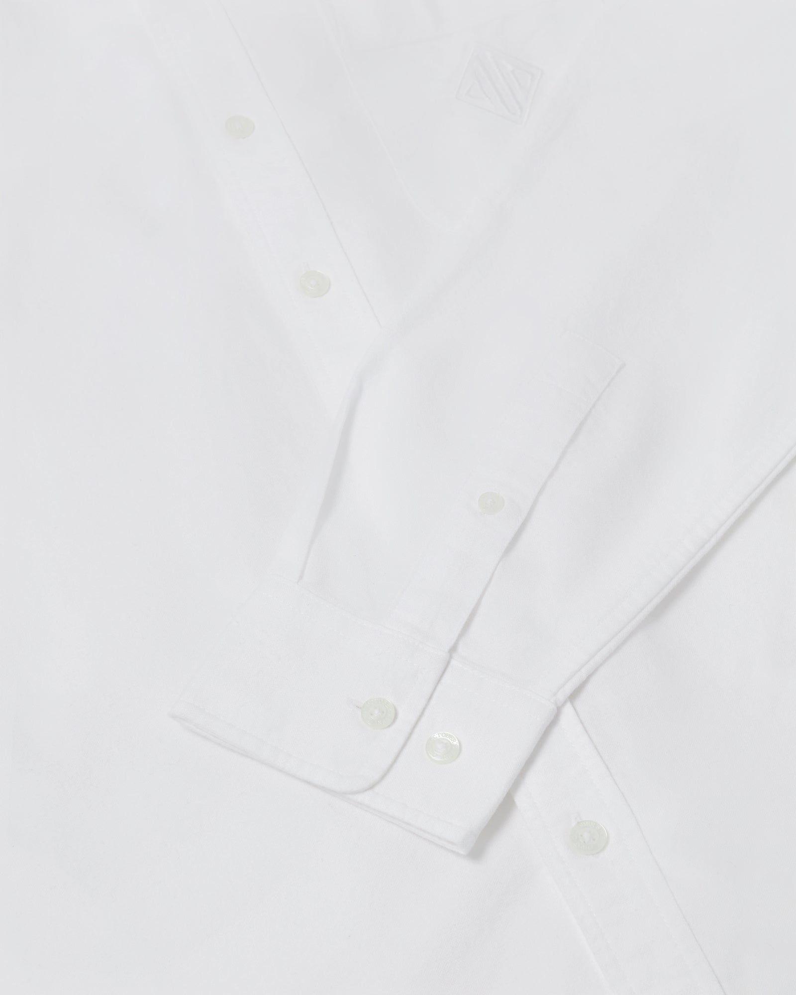 Monogram Oxford Shirt - White IMAGE #6