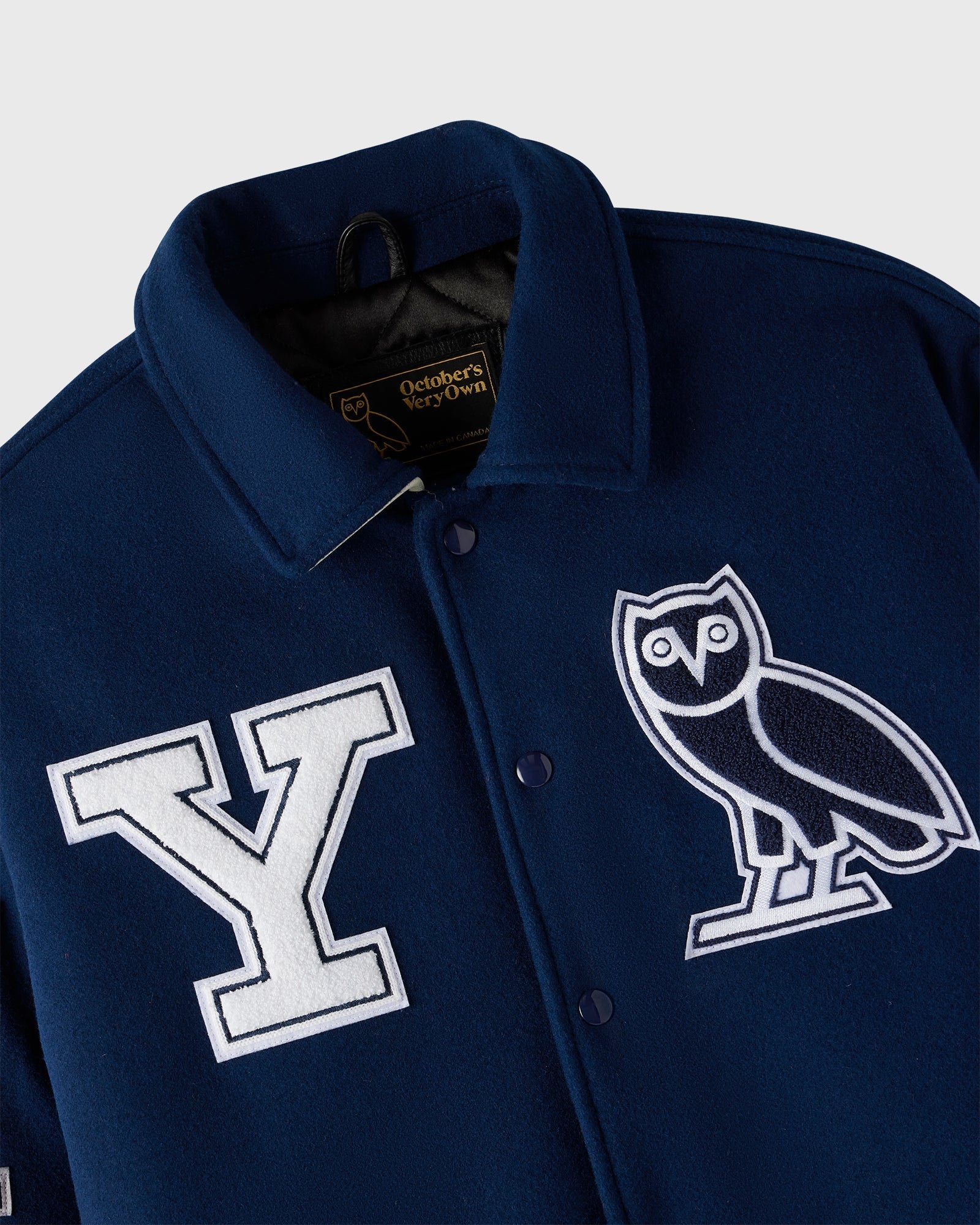 Campus Varsity Jacket - Yale Blue IMAGE #3