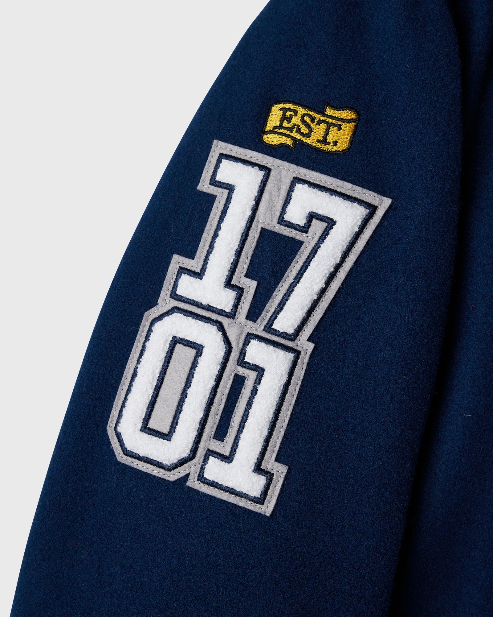 Campus Varsity Jacket - Yale Blue IMAGE #6