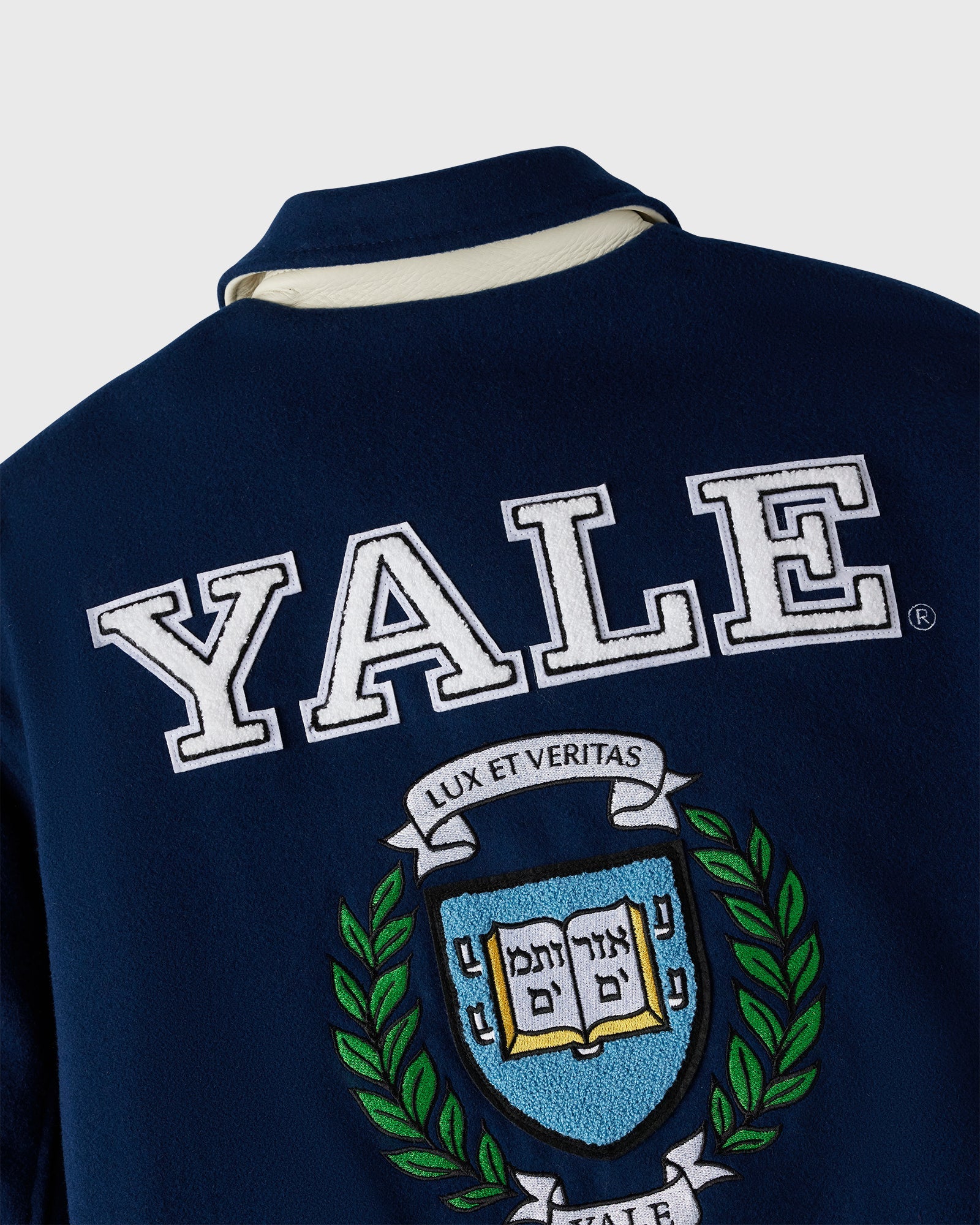 Campus Varsity Jacket - Yale Blue IMAGE #7