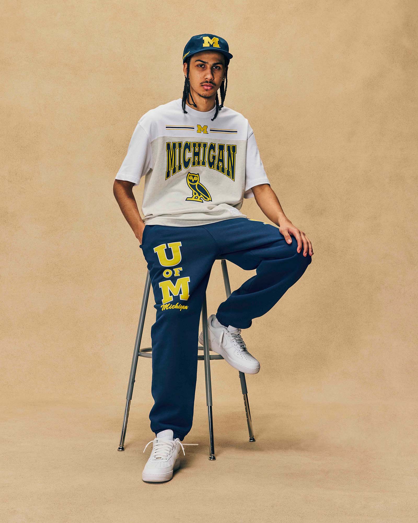 Michigan Wolverines Sweatpant - Navy IMAGE #2