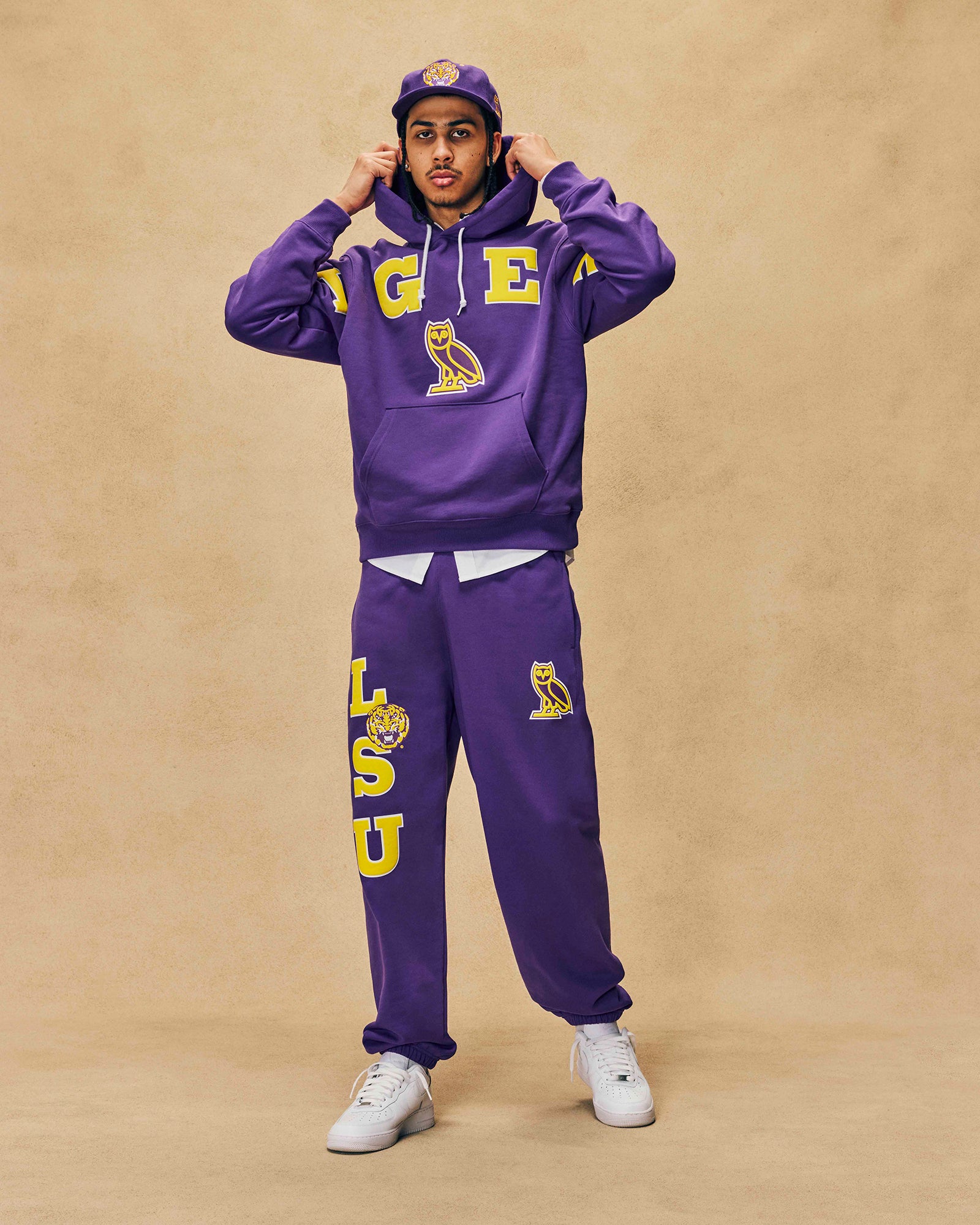 LSU Tigers Sweatpant - Purple IMAGE #2