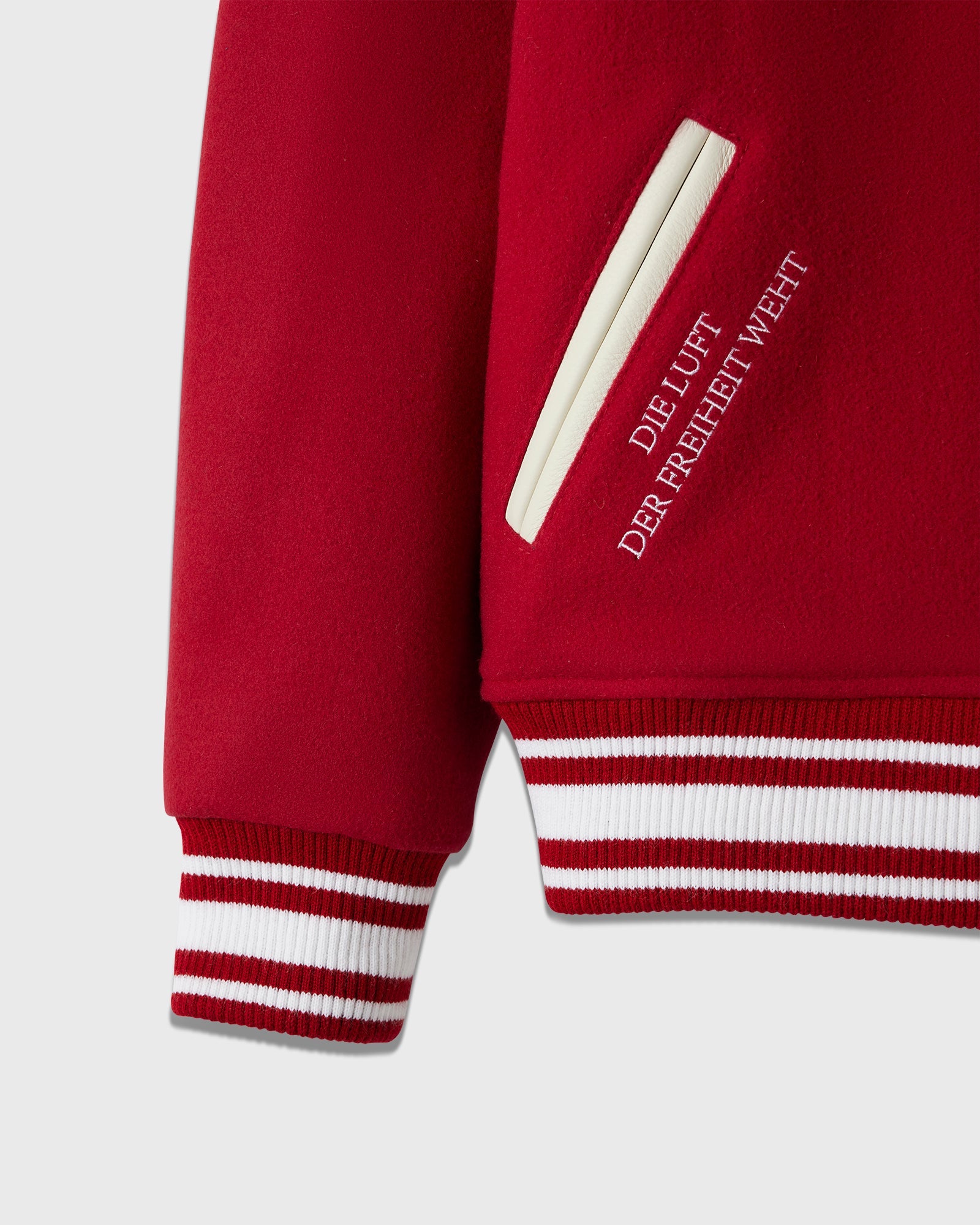 Campus Varsity Jacket - Stanford Red IMAGE #5