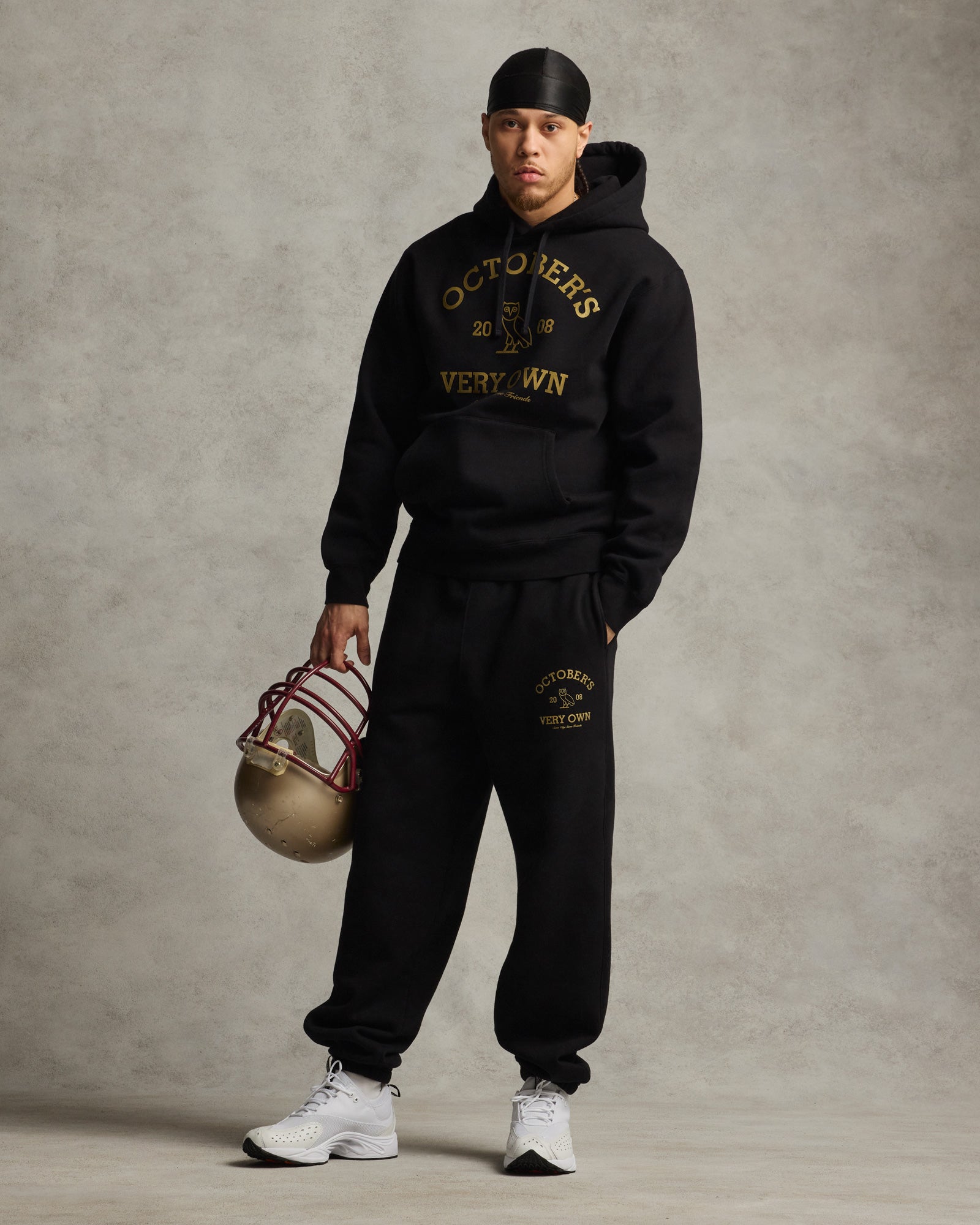 Collegiate Relaxed Fit Sweatpant - Black IMAGE #2