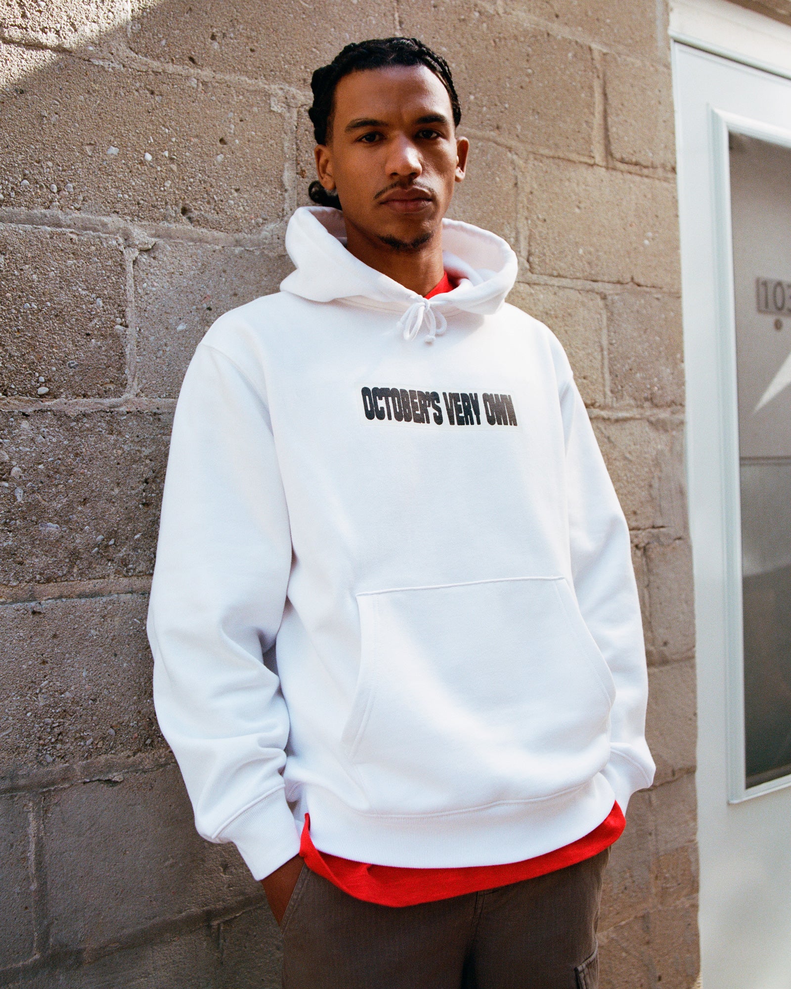 Spellout Hoodie - White IMAGE #2