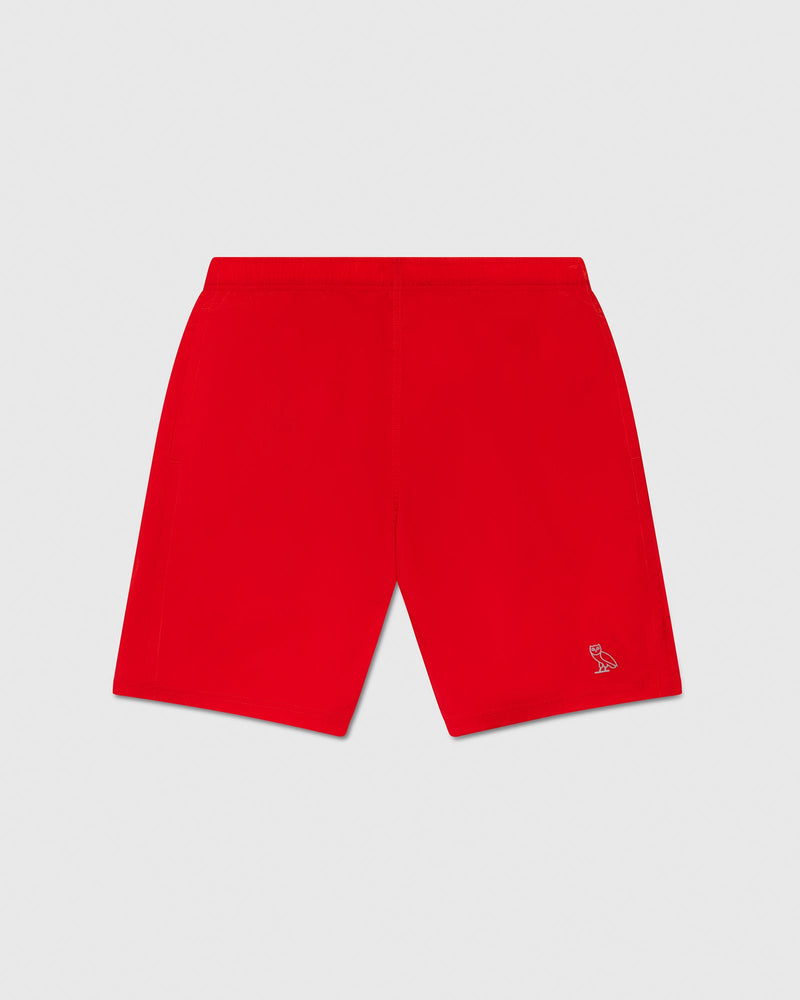 Nylon Sport Short - Red