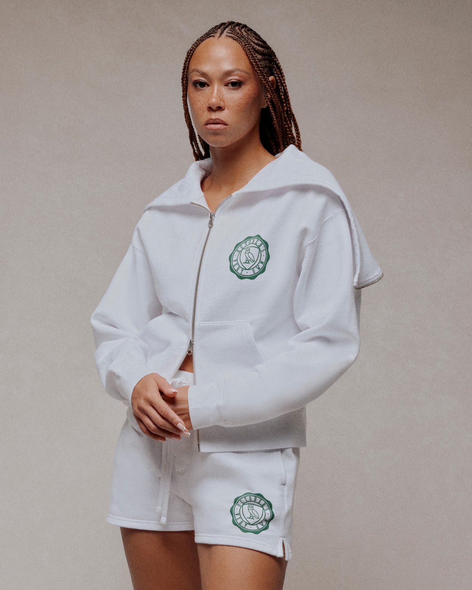 Athletics Club Sweatshort - White IMAGE #2