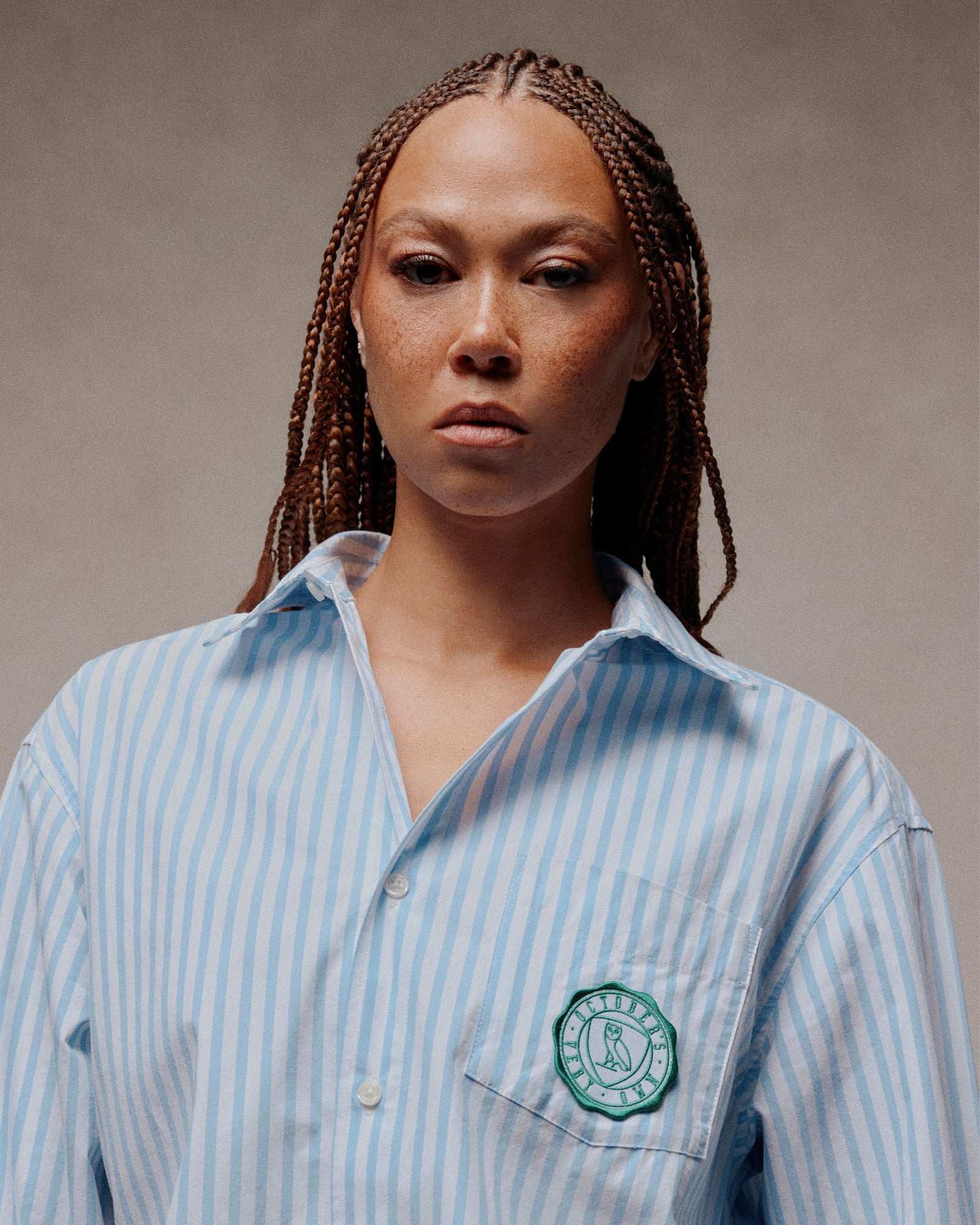 Athletics Club Poplin Striped Shirt - Light Blue IMAGE #3