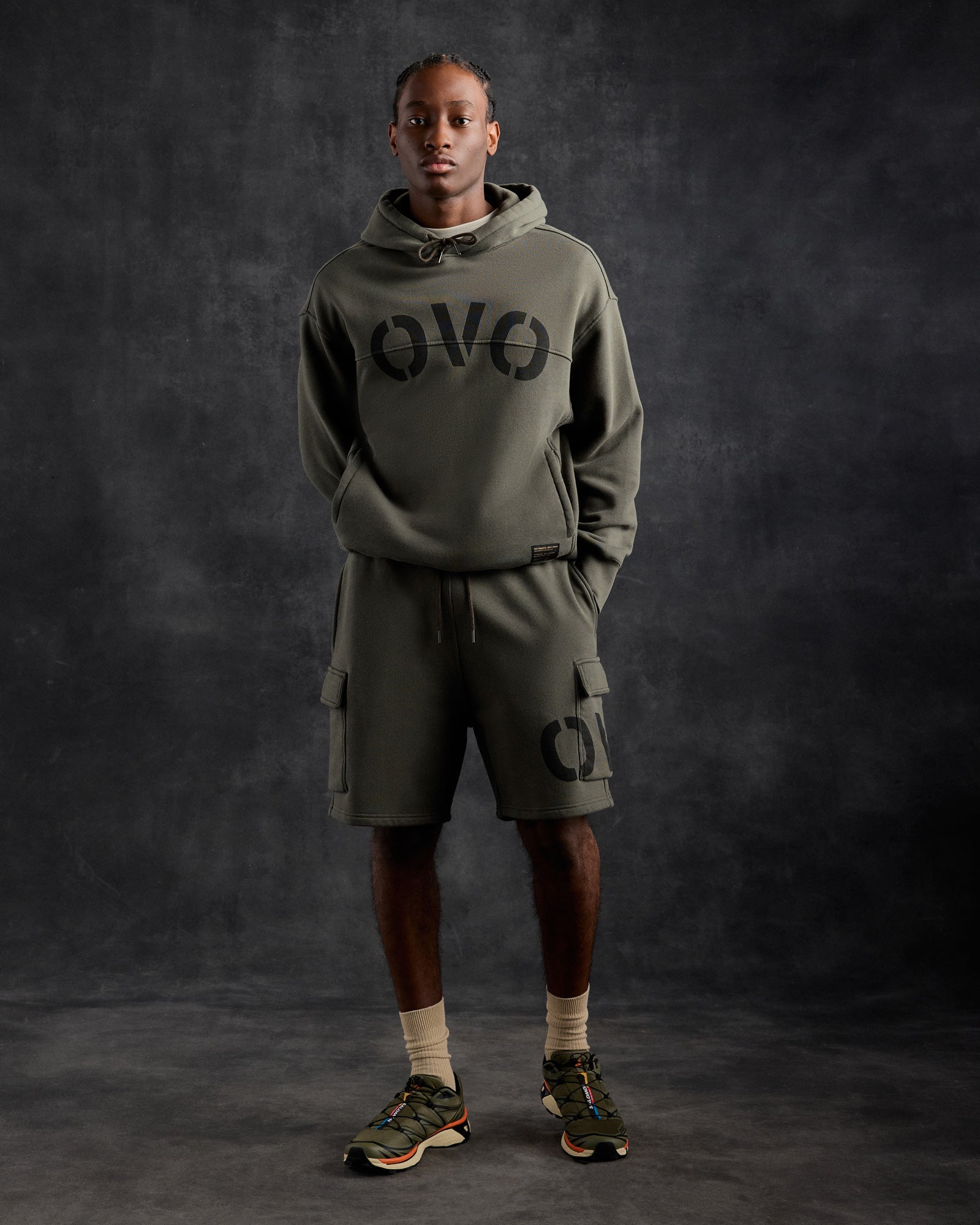 Surplus French Terry Cargo Sweatshort - Olive IMAGE #3