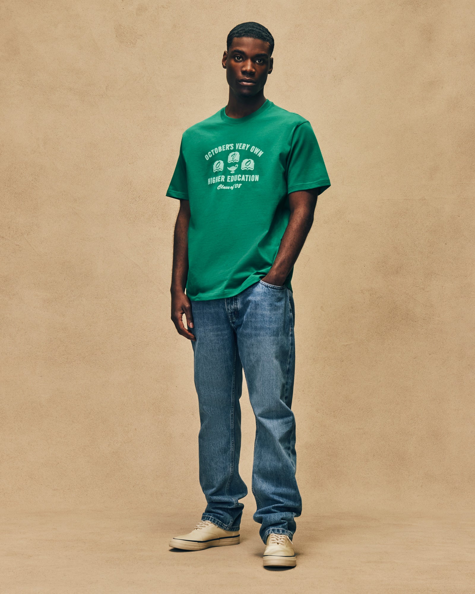 Higher Education T-Shirt - Green IMAGE #2