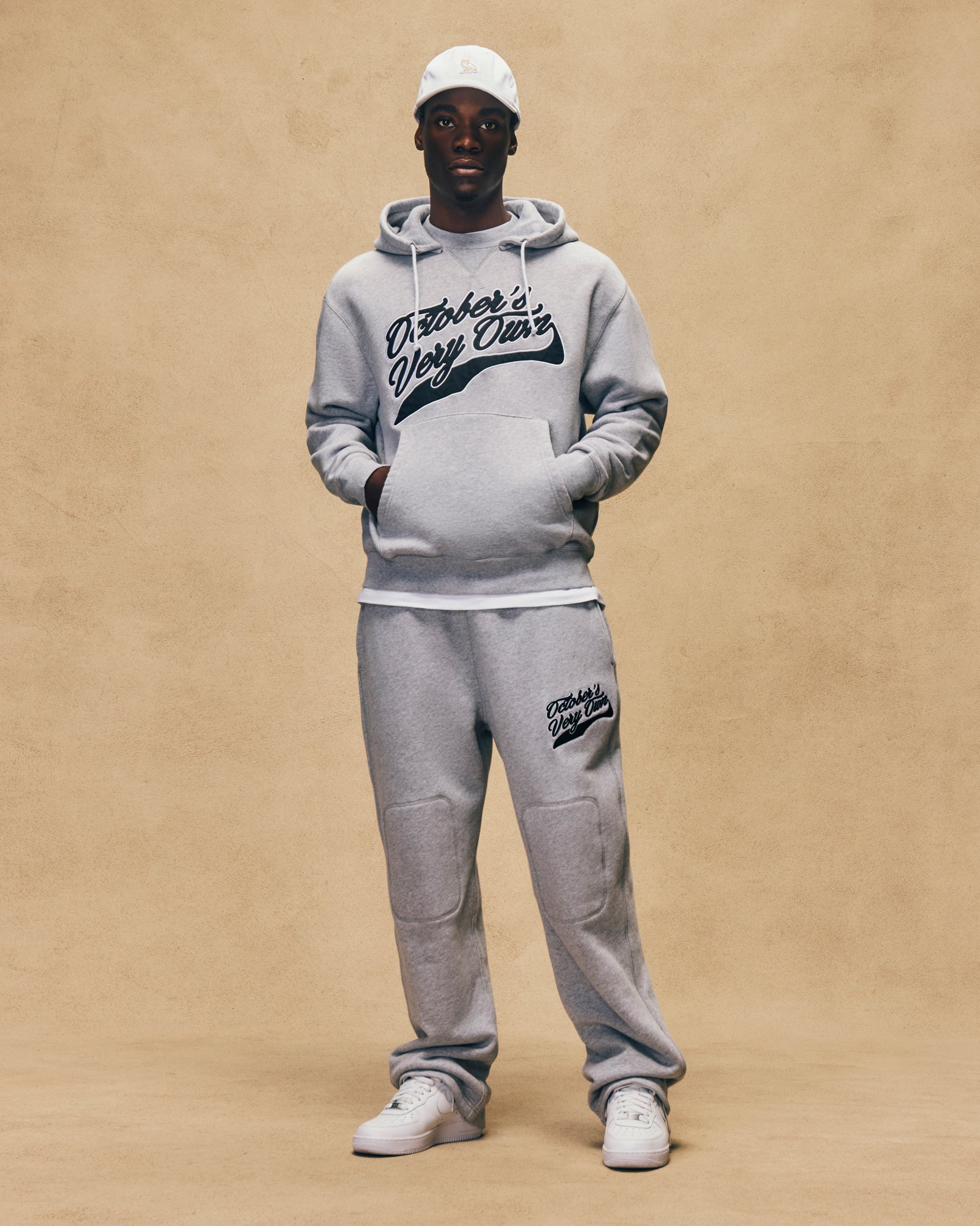 French Terry Retro Sport Sweatpant - Ash Heather Grey IMAGE #3