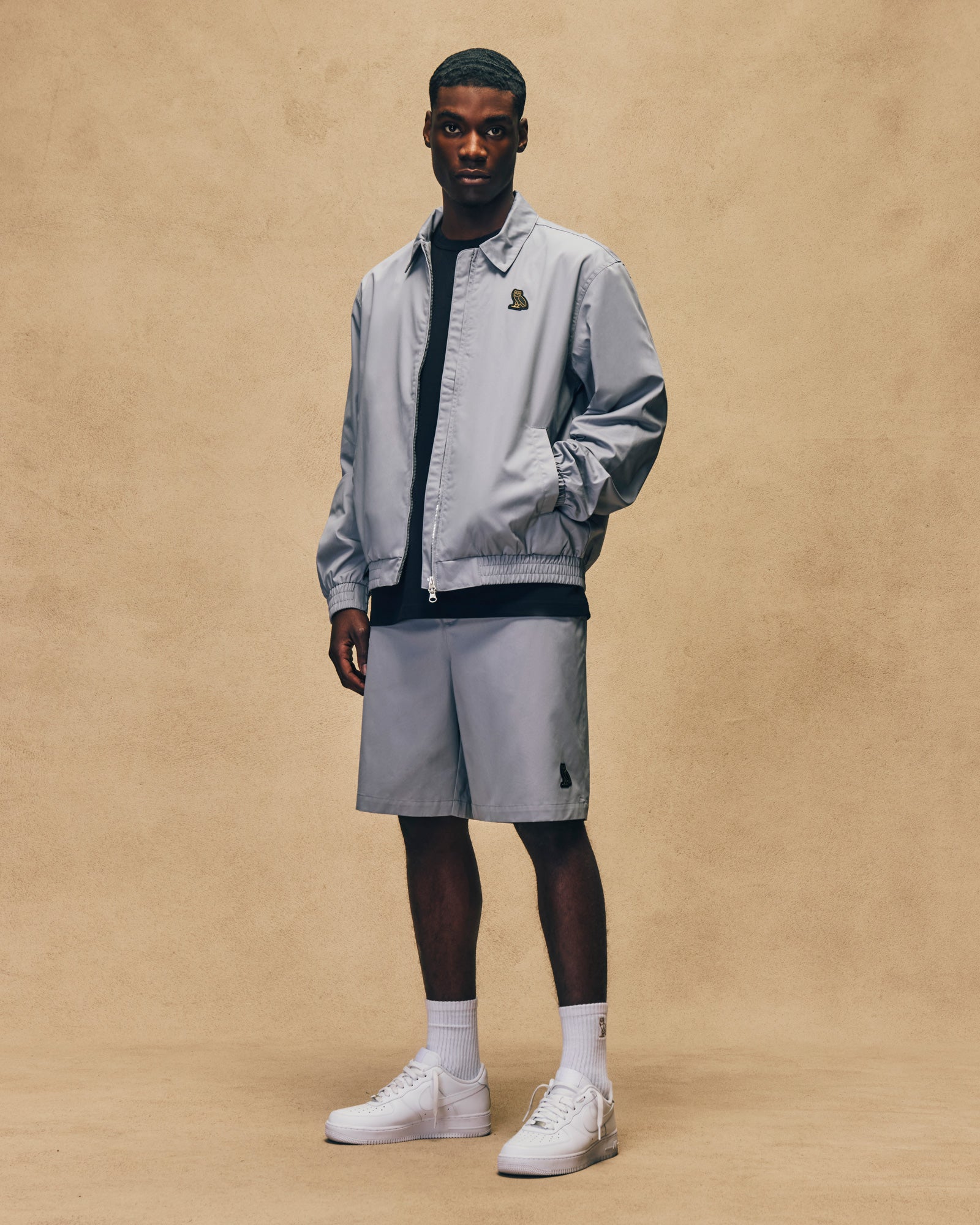 Full-Zip Coaches Jacket - Grey IMAGE #2