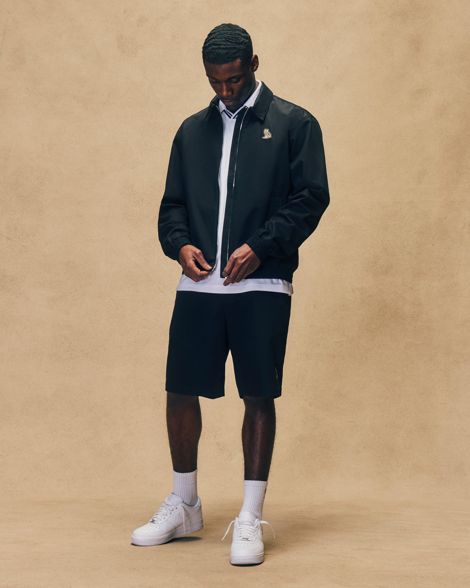 Full-Zip Coaches Jacket - Black IMAGE #2