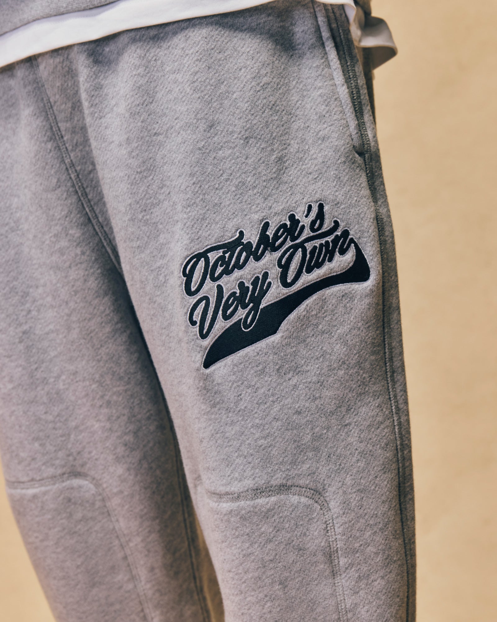 French Terry Retro Sport Sweatpant - Ash Heather Grey IMAGE #2