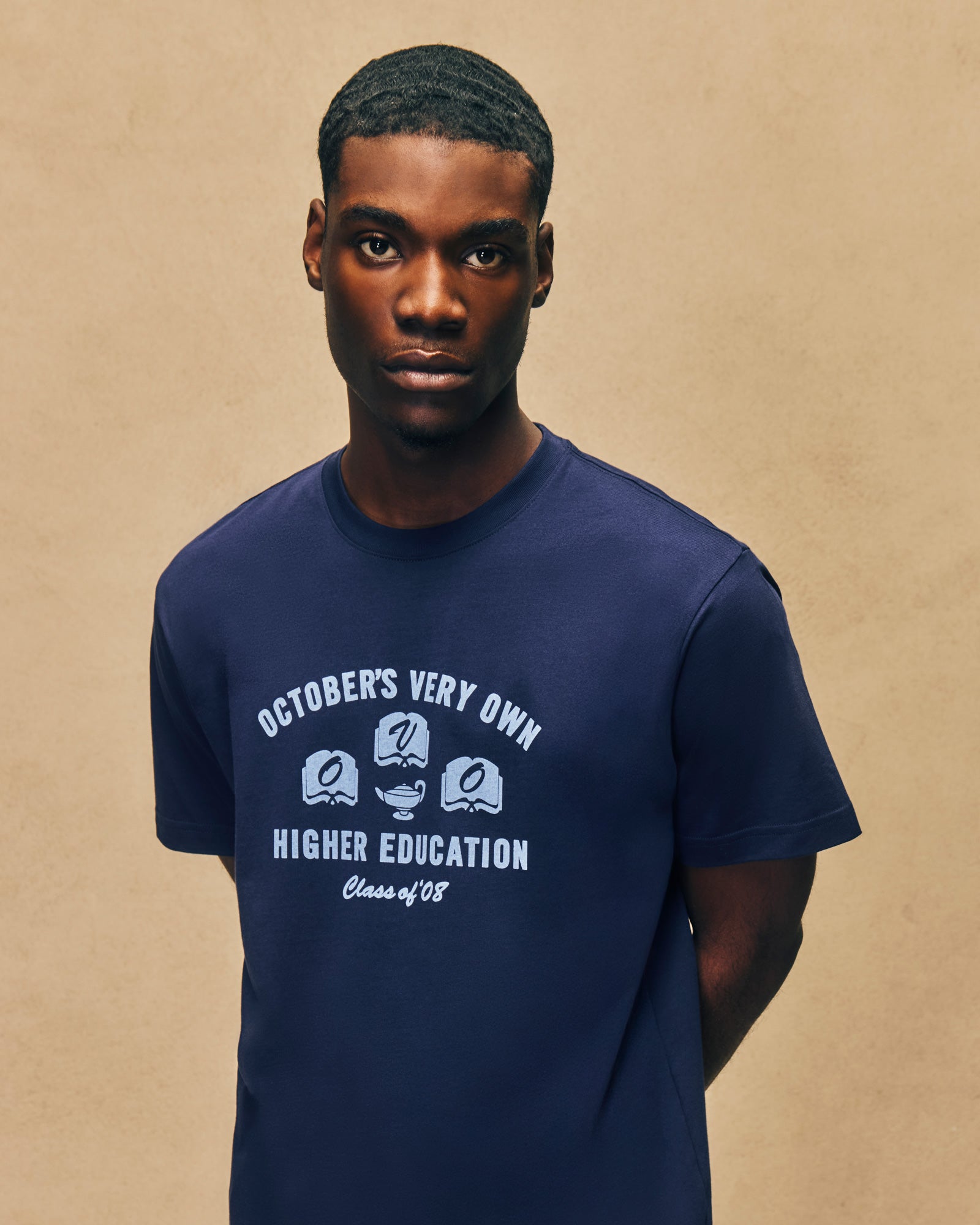 Higher Education T-Shirt - Navy IMAGE #2
