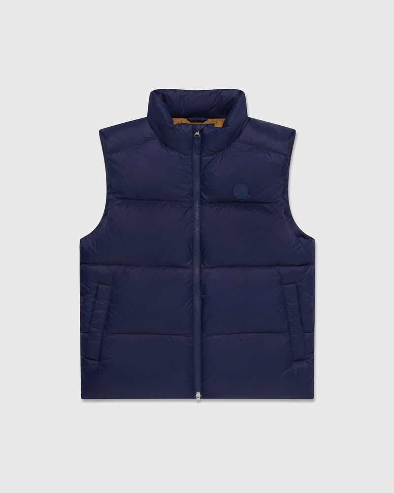 Contrast Bounce Vest - Navy