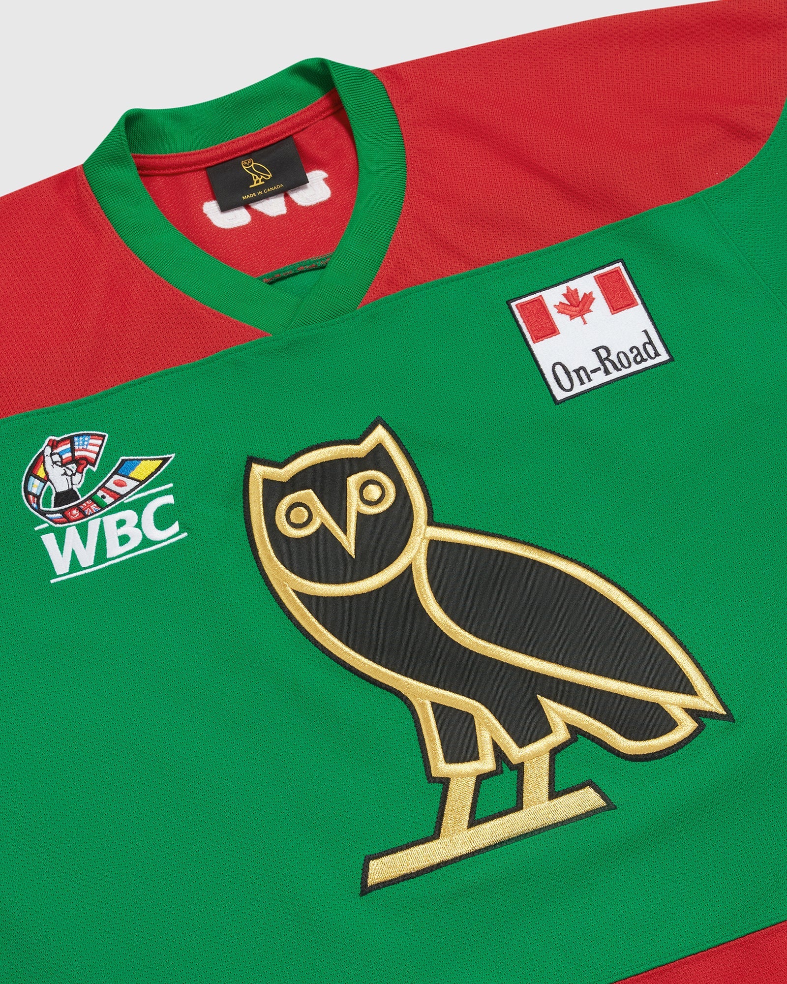 World Boxing Council Hockey Jersey - Green/Red IMAGE #3