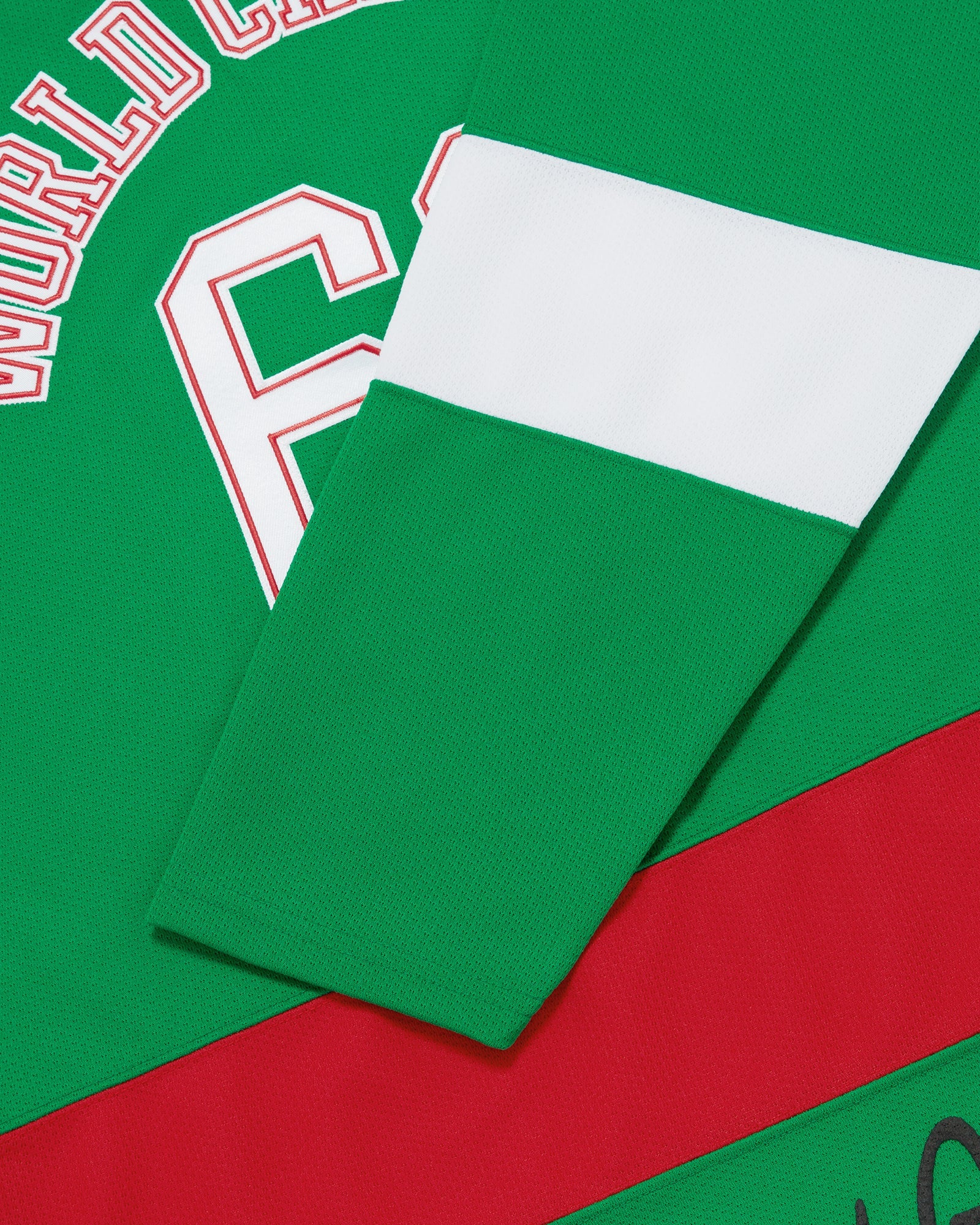 World Boxing Council Hockey Jersey - Green/Red IMAGE #8