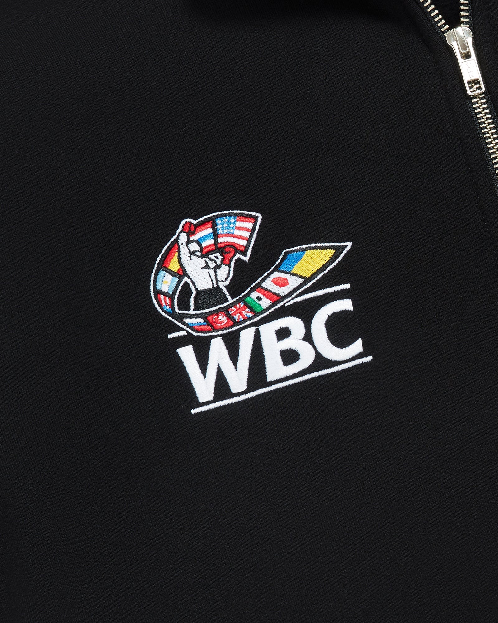 World Boxing Council Quarter-Zip Mockneck - Black IMAGE #4