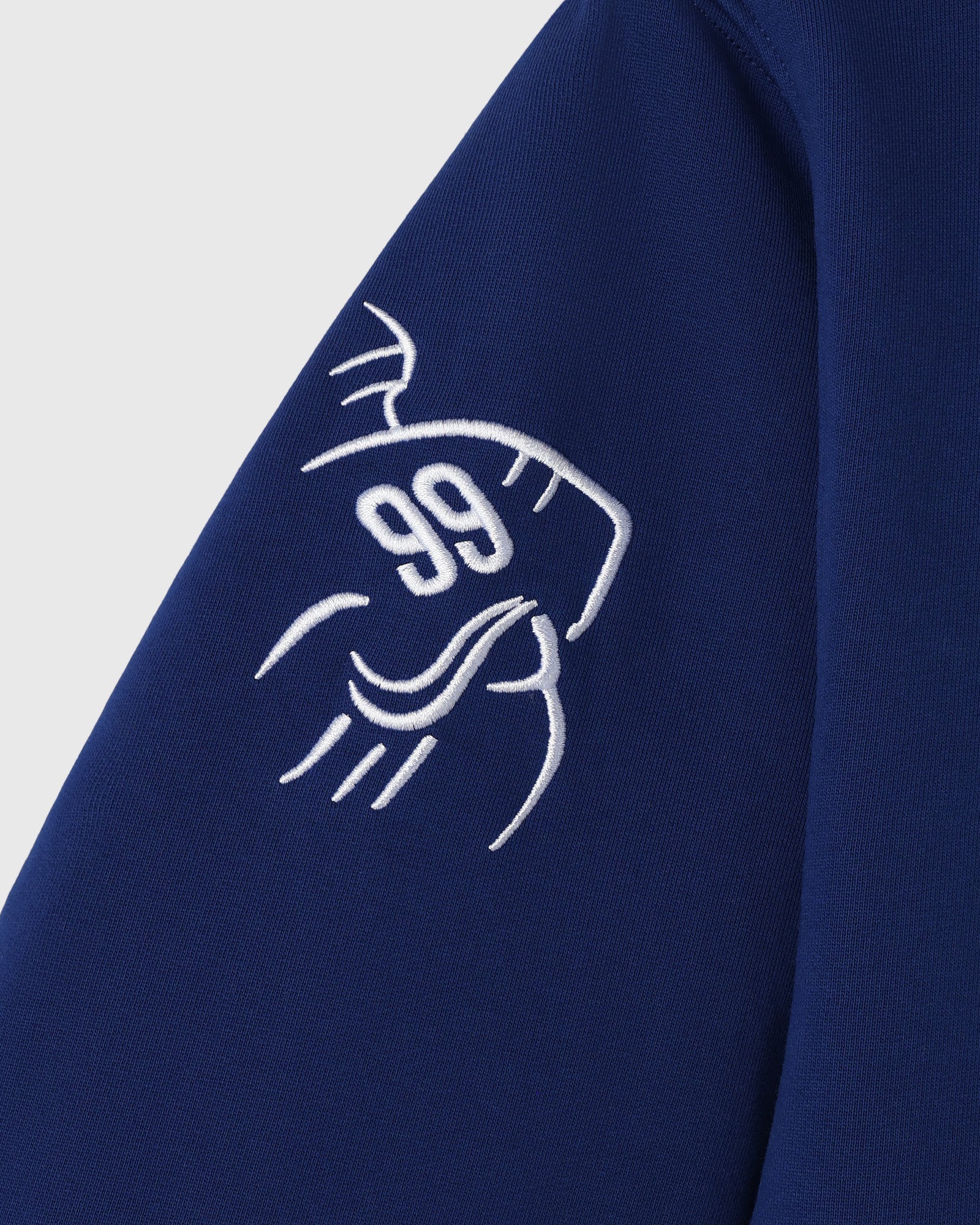 Gretzky Icon Hoodie - Blue IMAGE #4